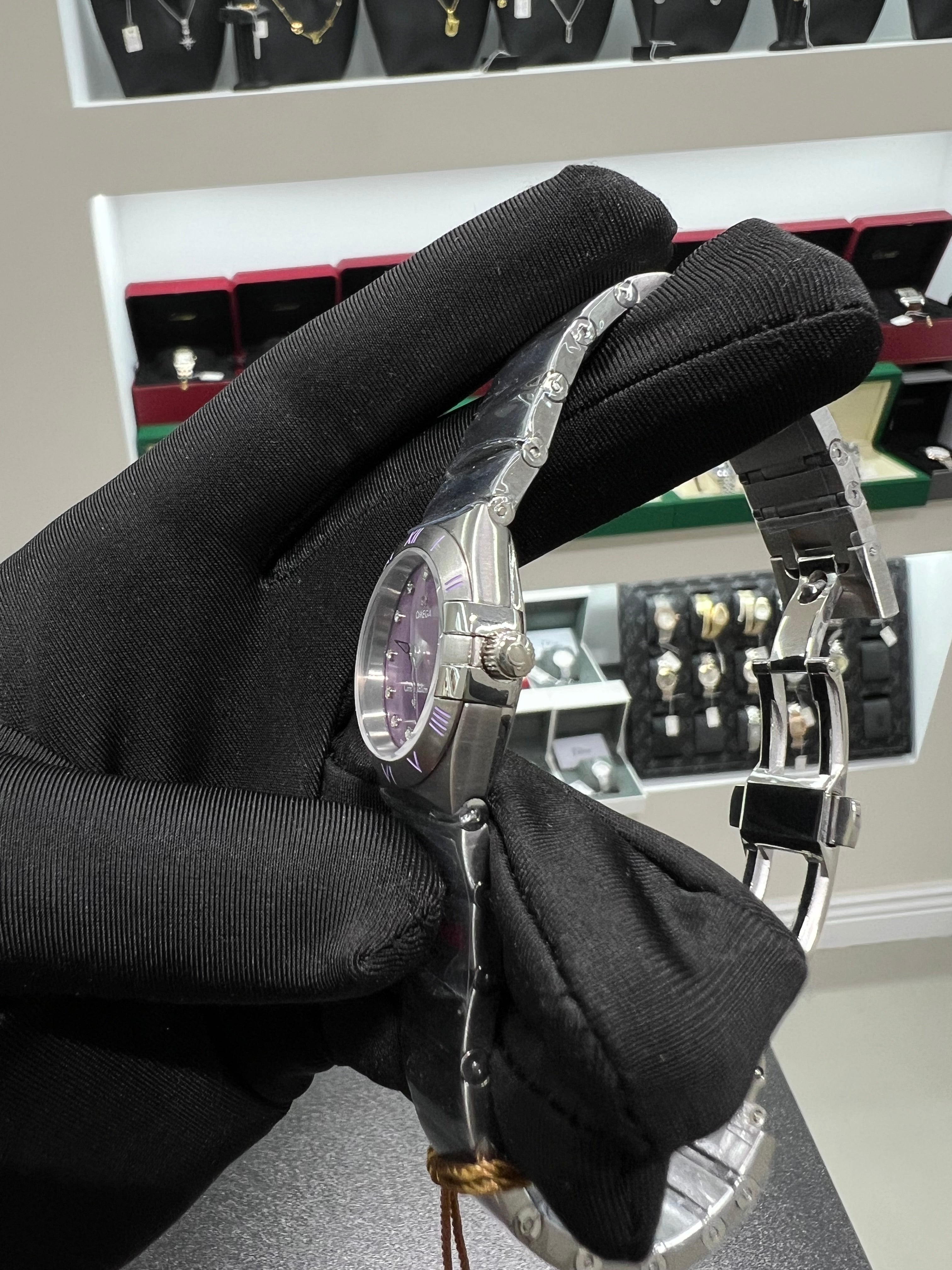 Constellation with a shiny purple dial