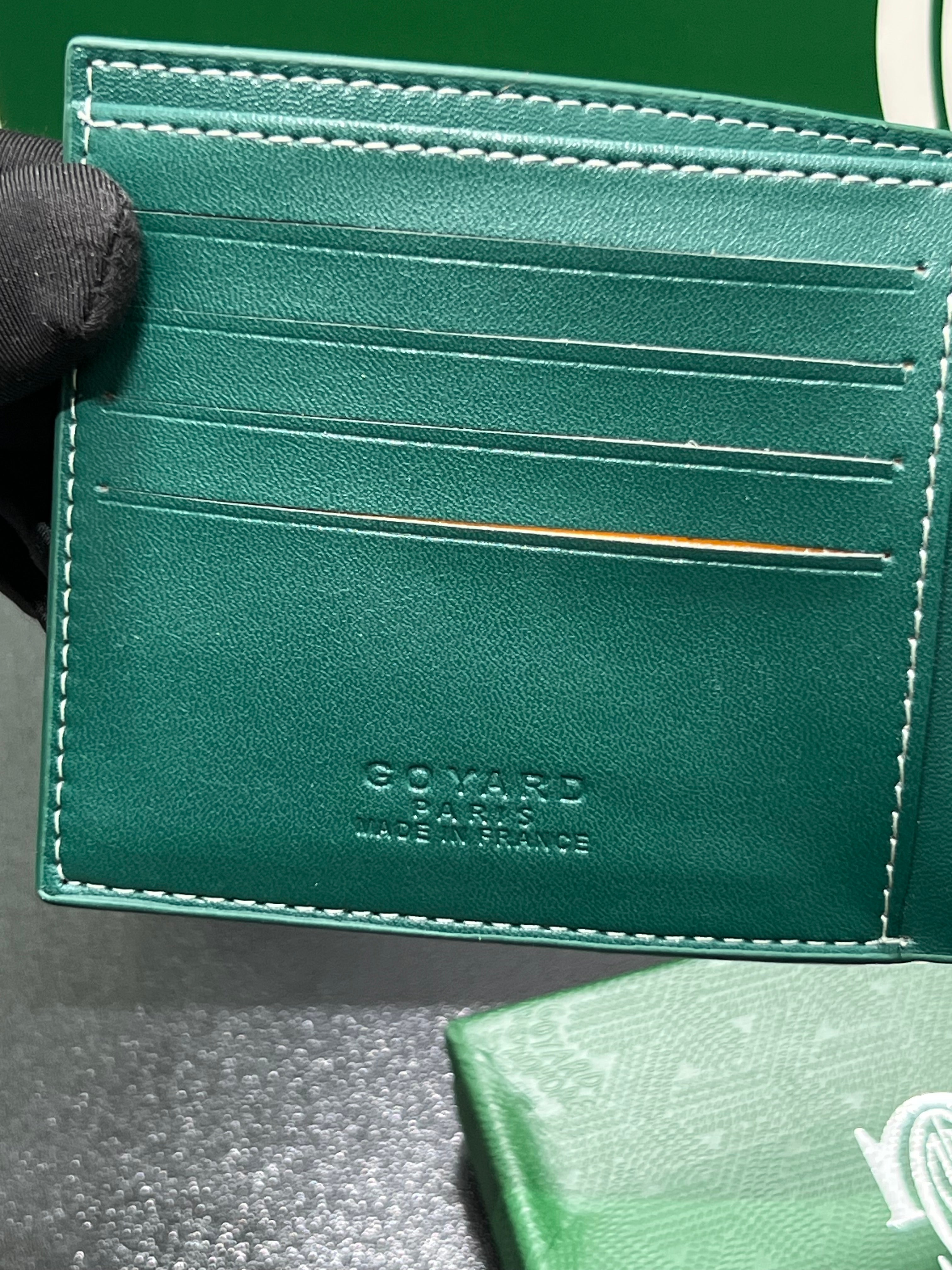 Goyard Wallet Victoire green (men)