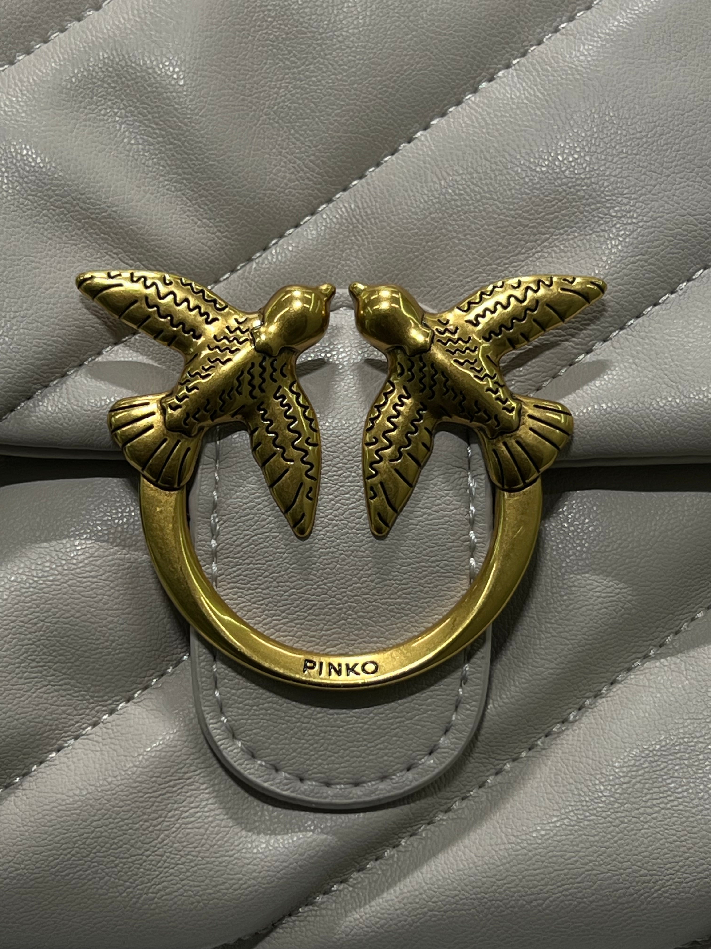 Pinkō Classic Love Bag Puff Maxi Quilt colour white