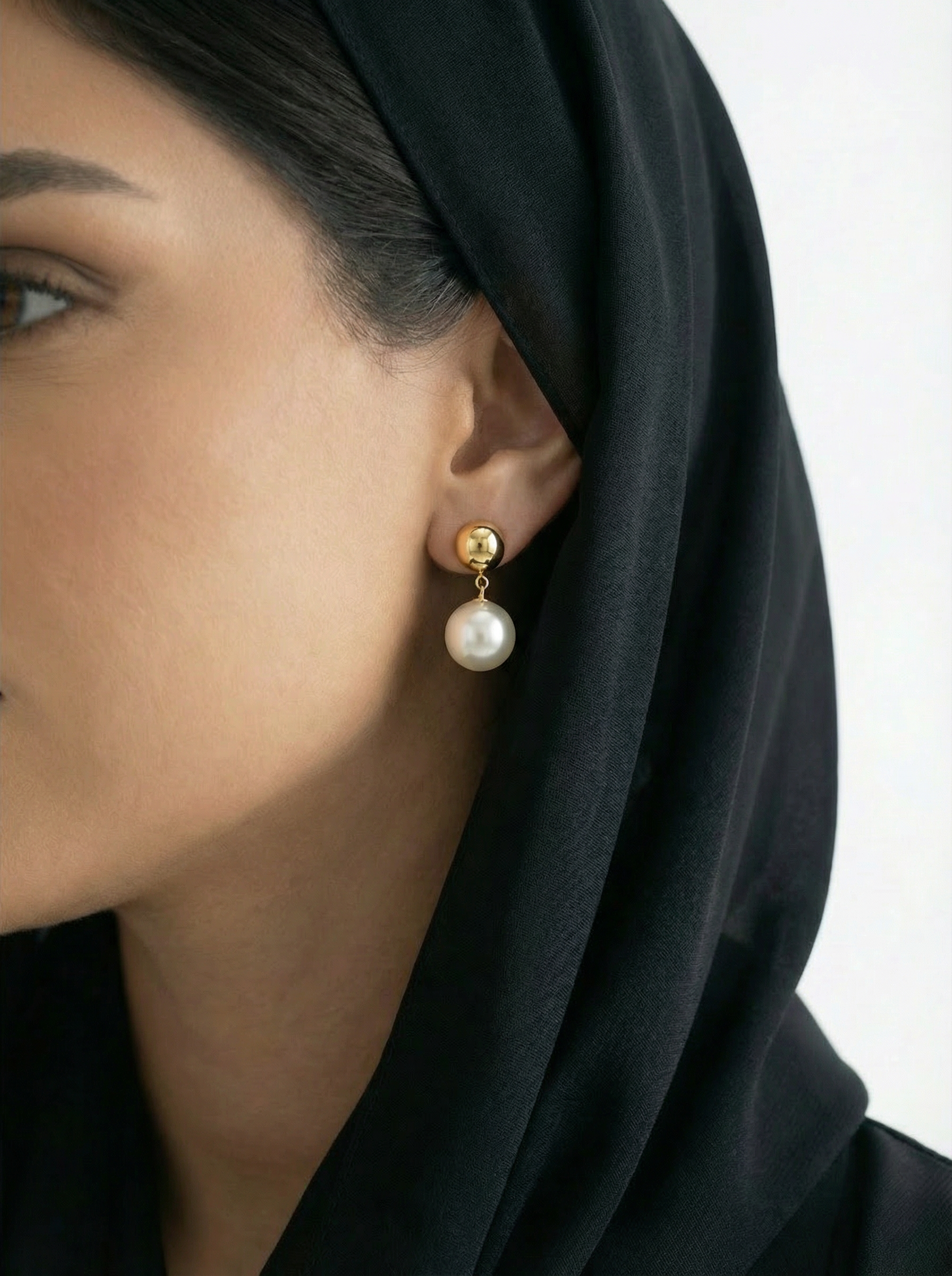 أقراط أذن لؤلؤ