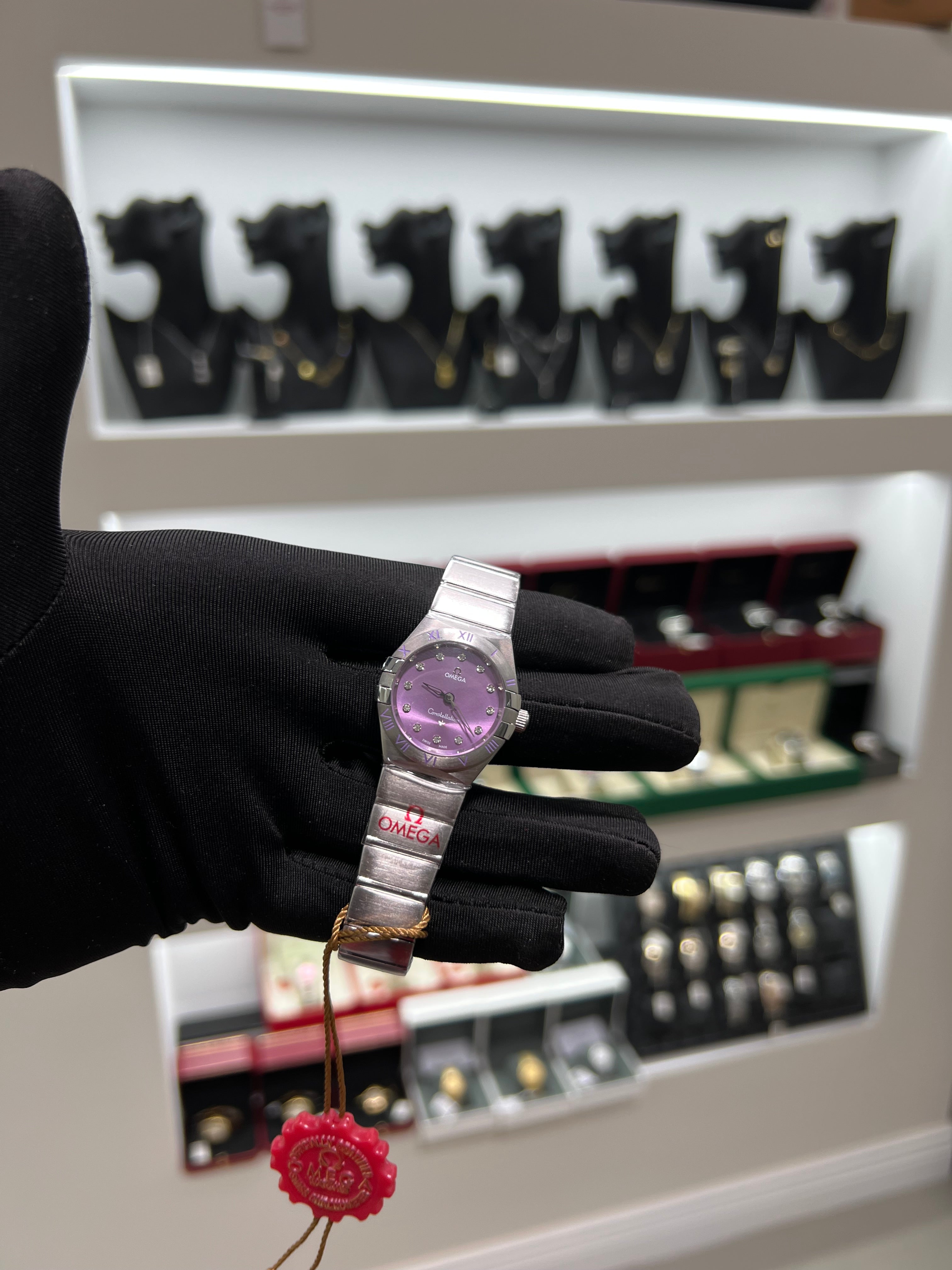 Constellation with a shiny purple dial