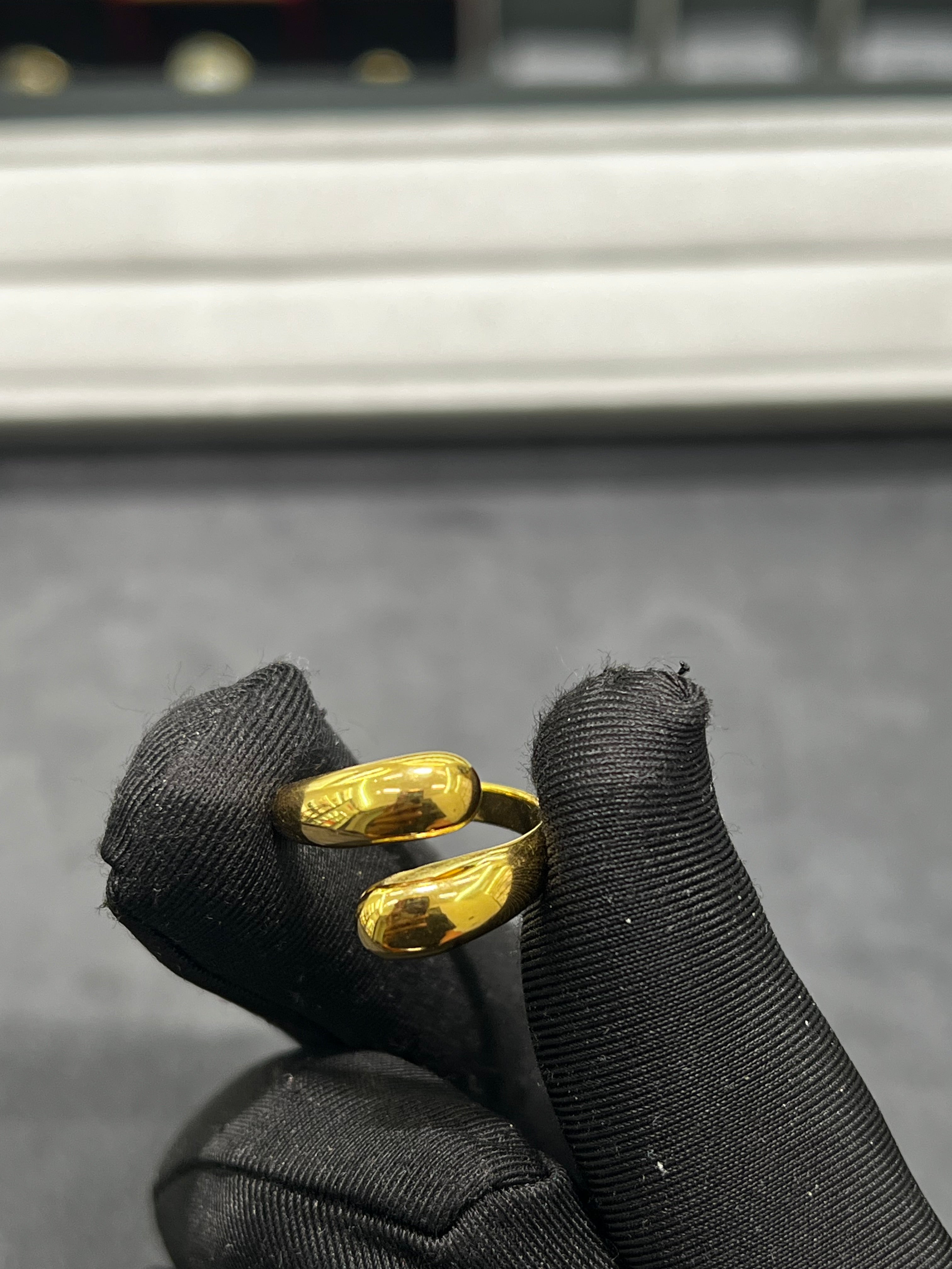 خاتم الدمعه المزدوج