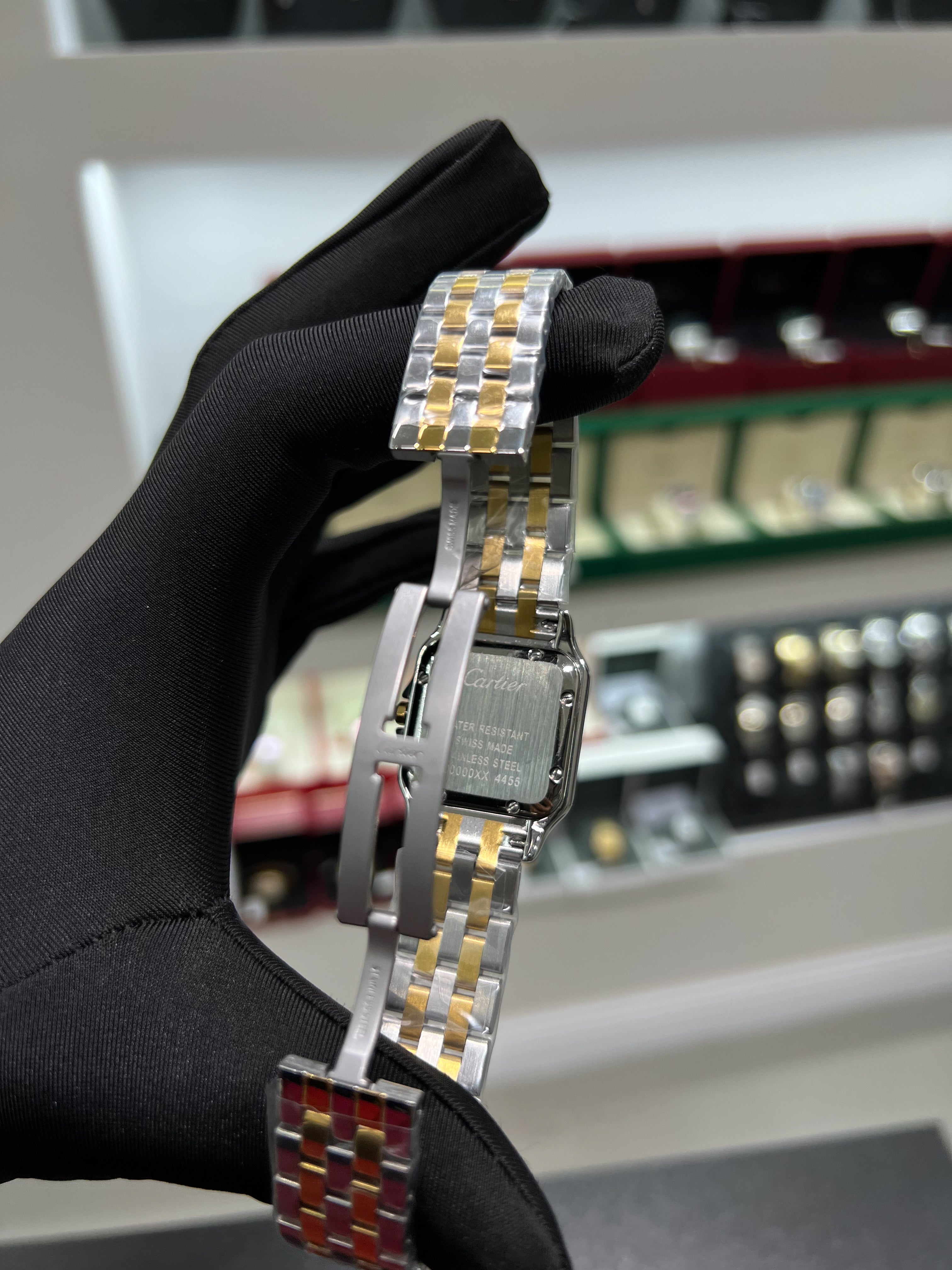 Cartiėr Panther gold and silver studded