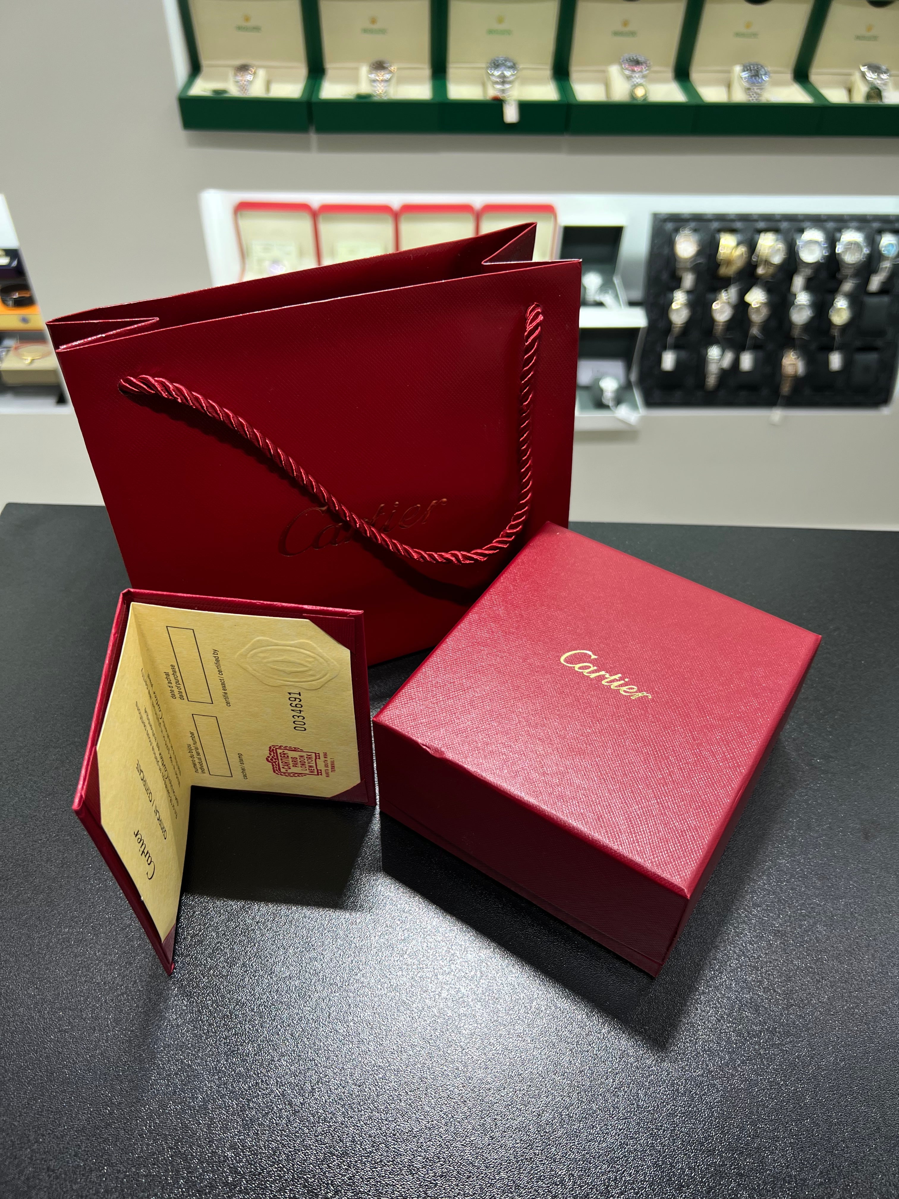 سوار Cartiėr LOVE ذهبي مرصع مقاس 16