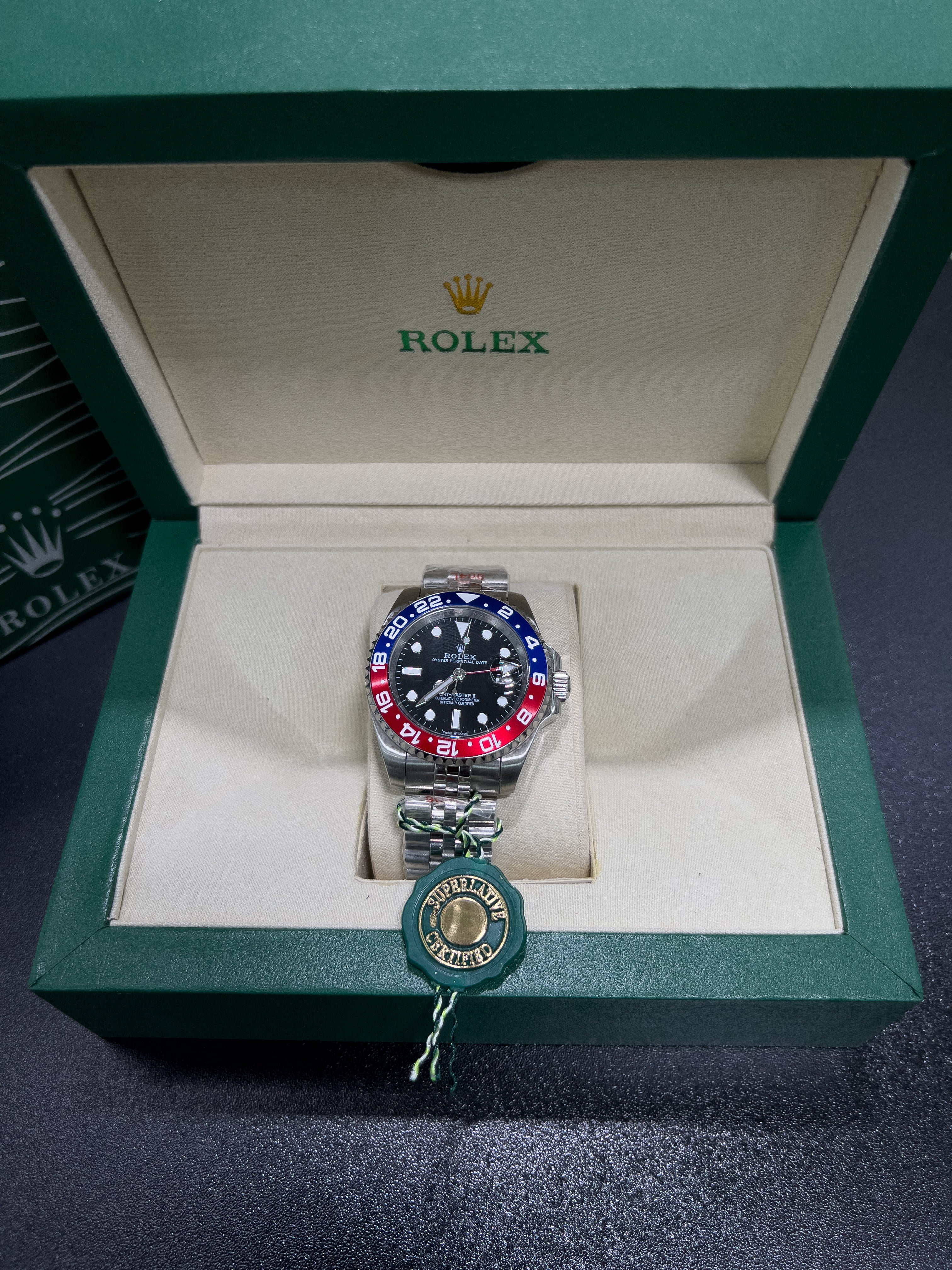 GMT-Master II Pepsi Bezel – Black Dial Jubilee
