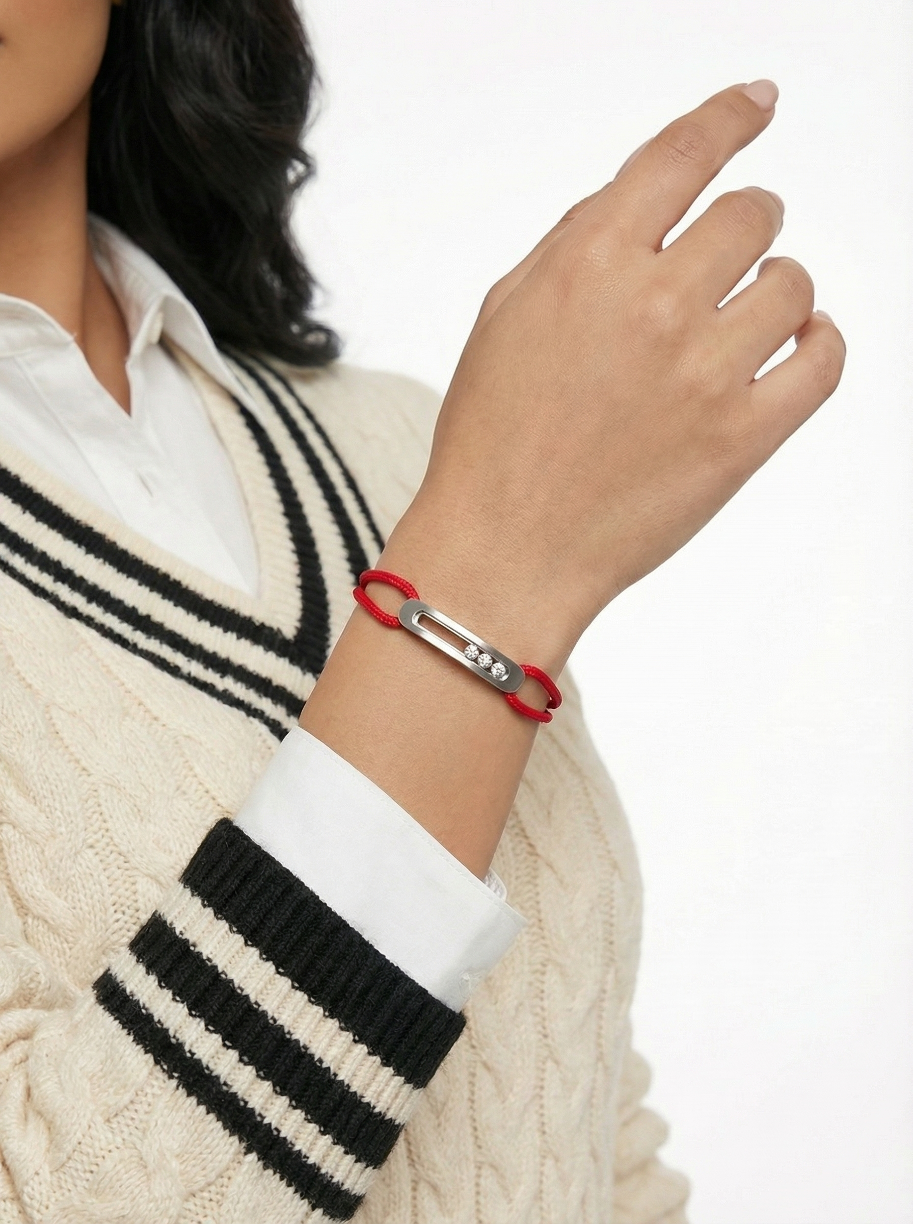 سوار خيط ميسيكا صغيره احمر