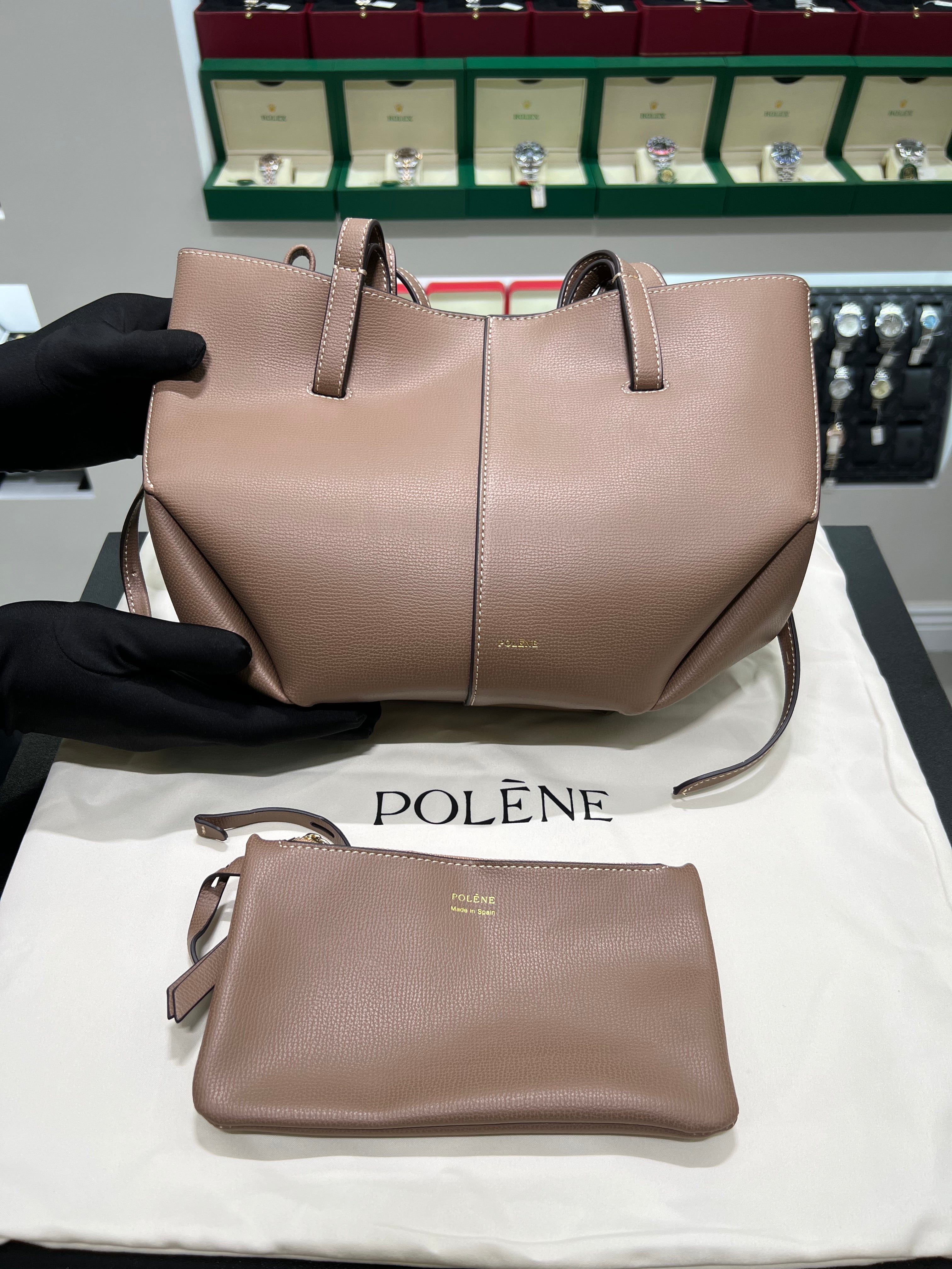 POLĒNĖ CYME small dark grey bag