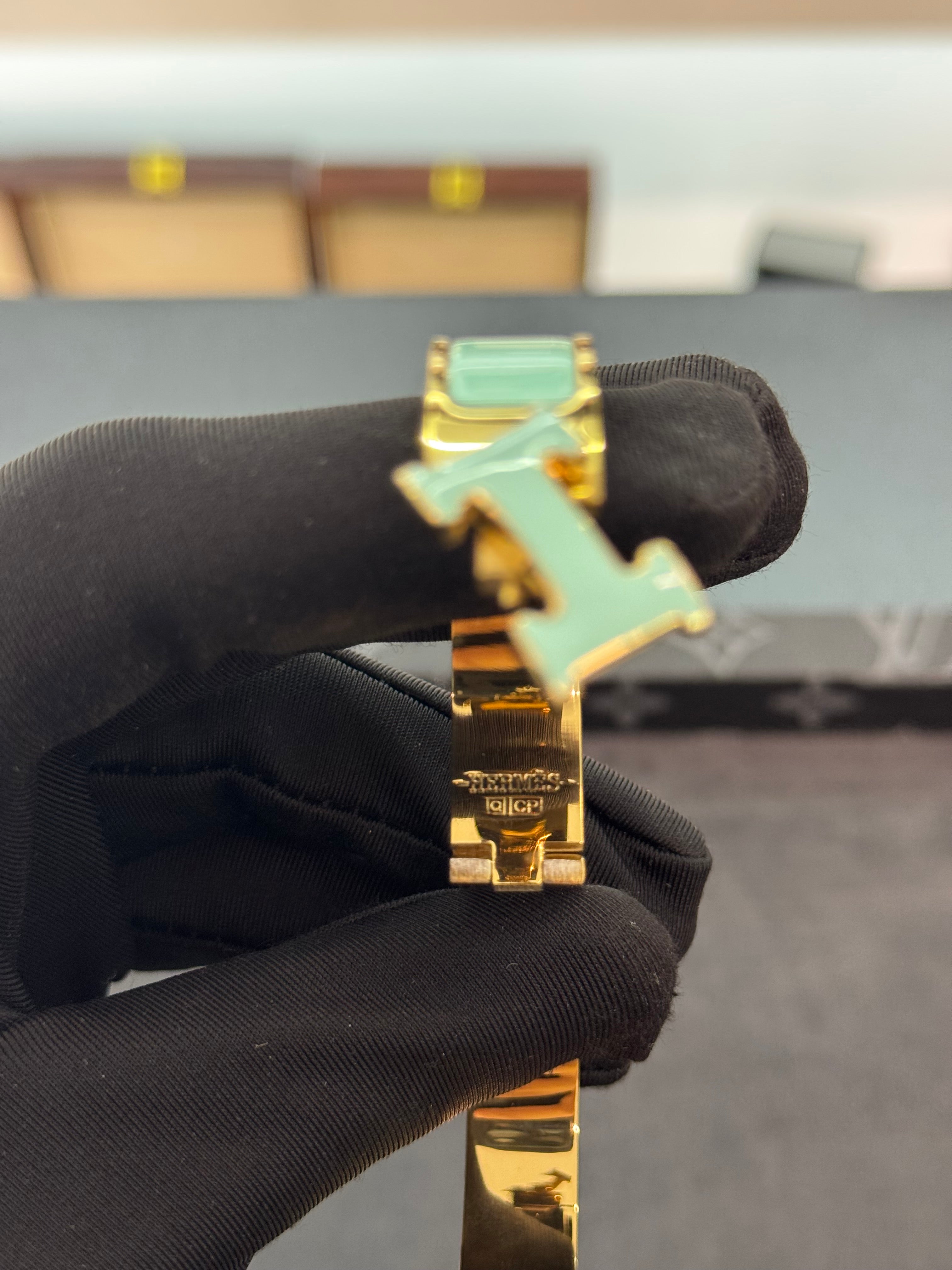 Clic H Bracelet (Mint) مقاس 16
