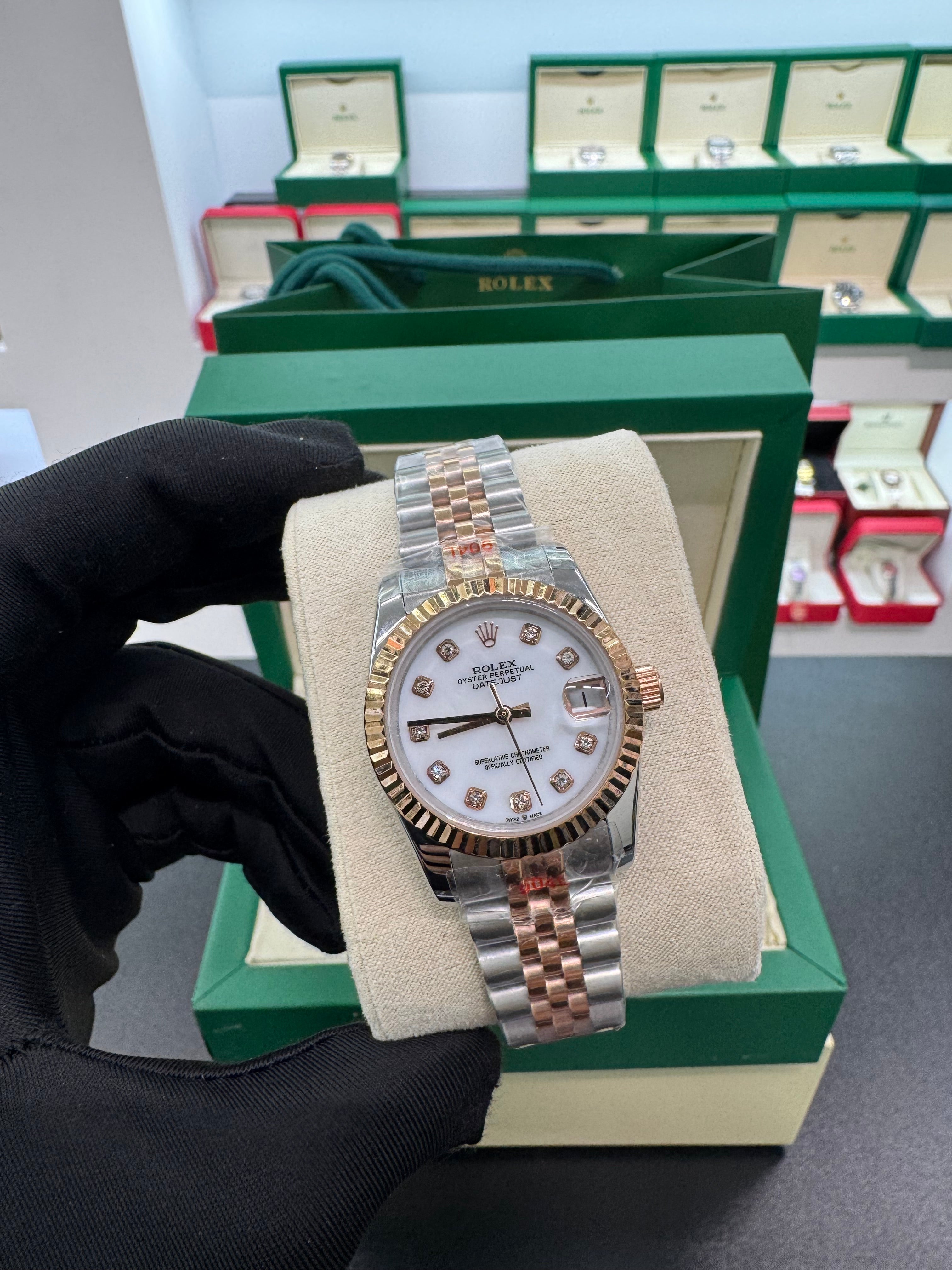 Lady-Datejust white dial size 29