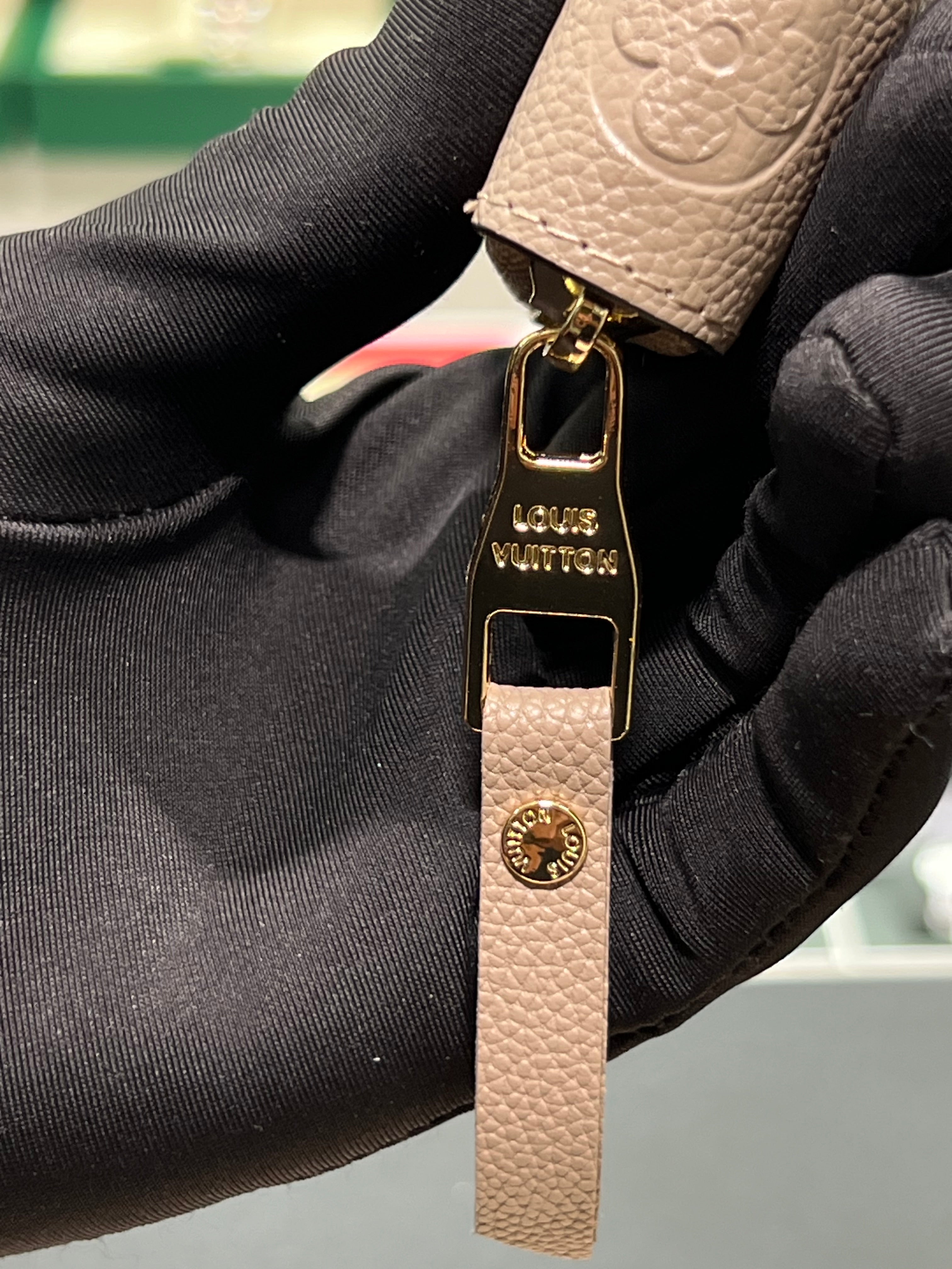 Monogram Empreinte Leather Beige color