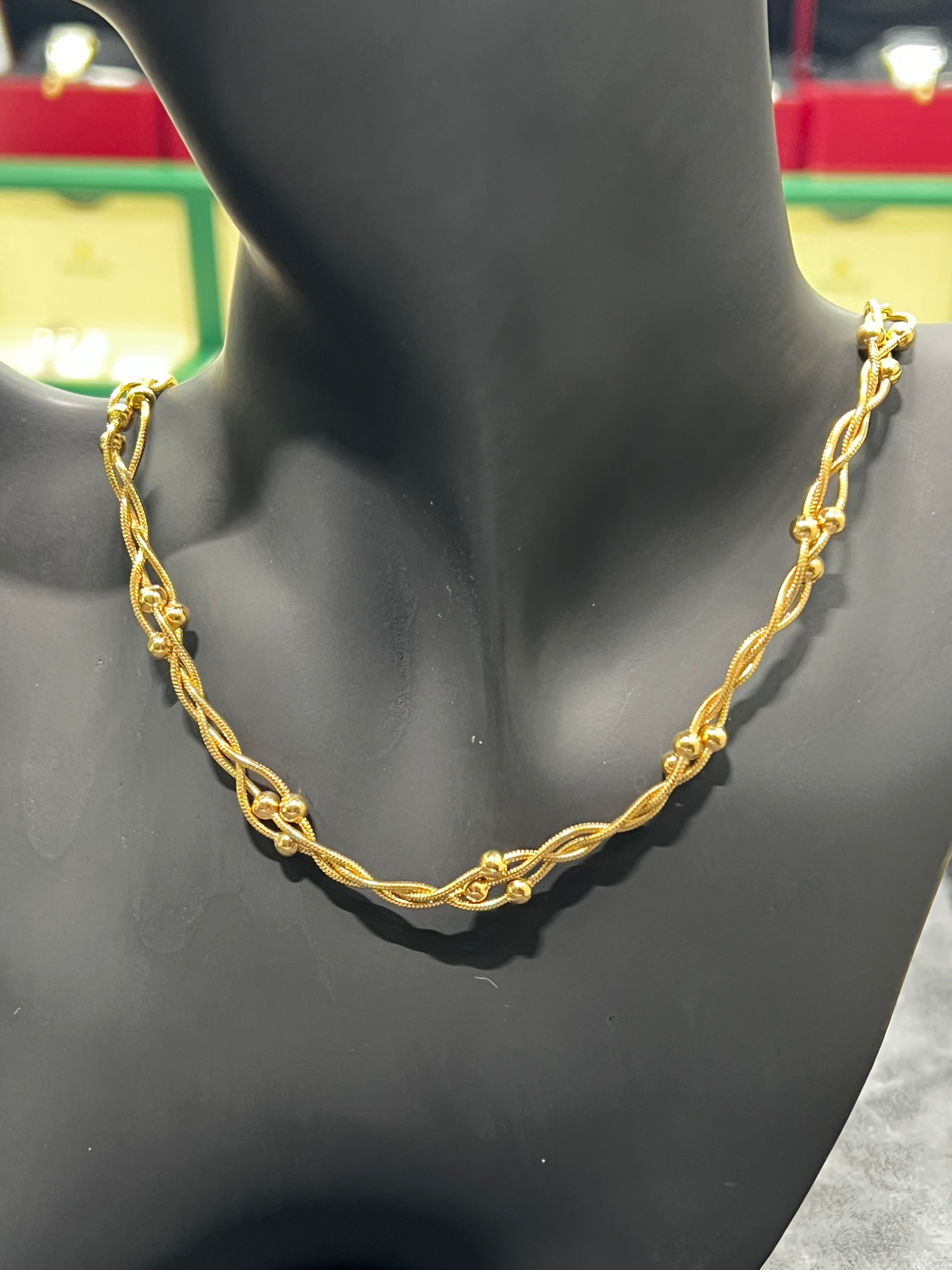 سلسال الكرات المضفور