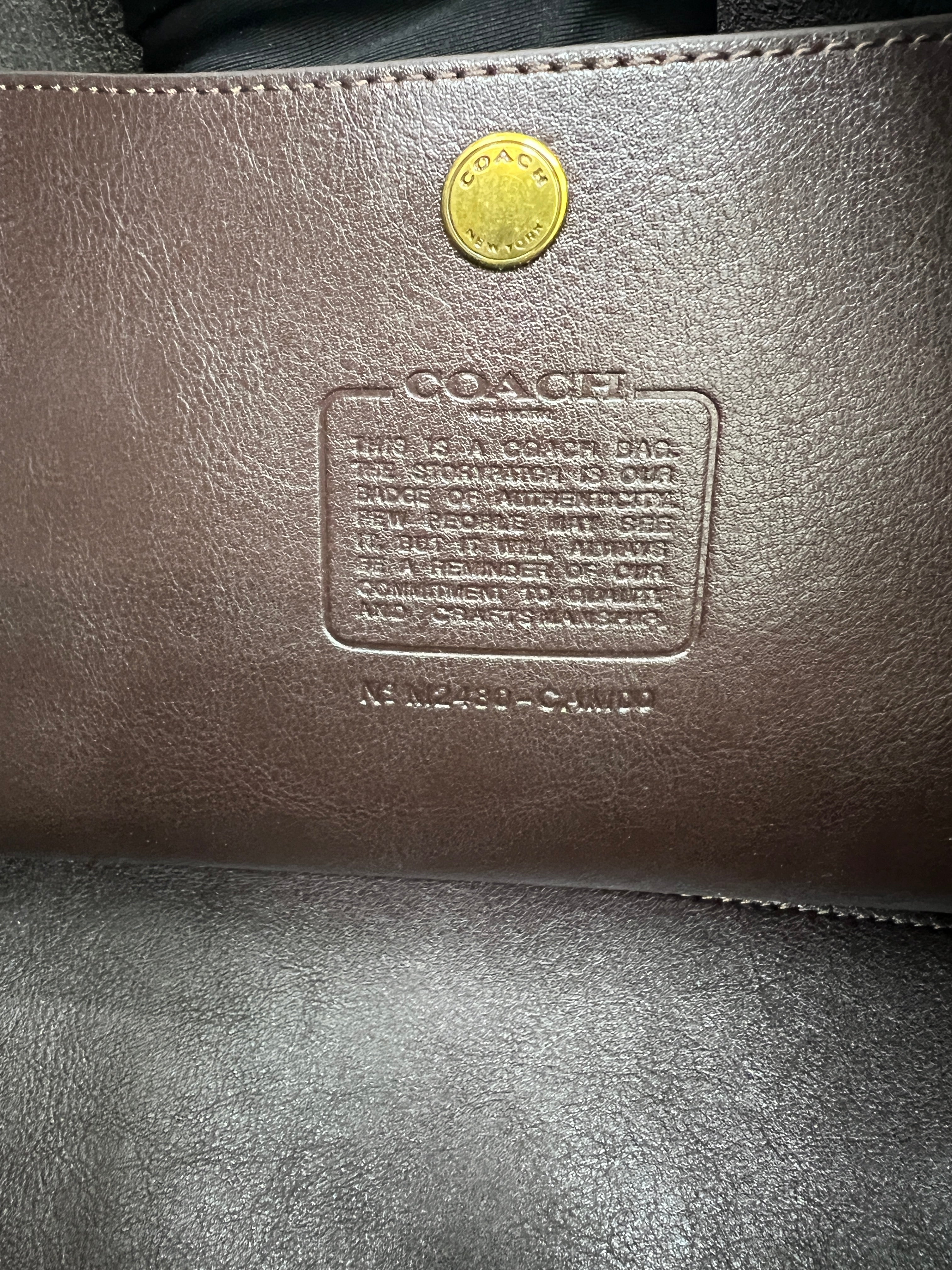 cóach gramercy tote Mocha Brown