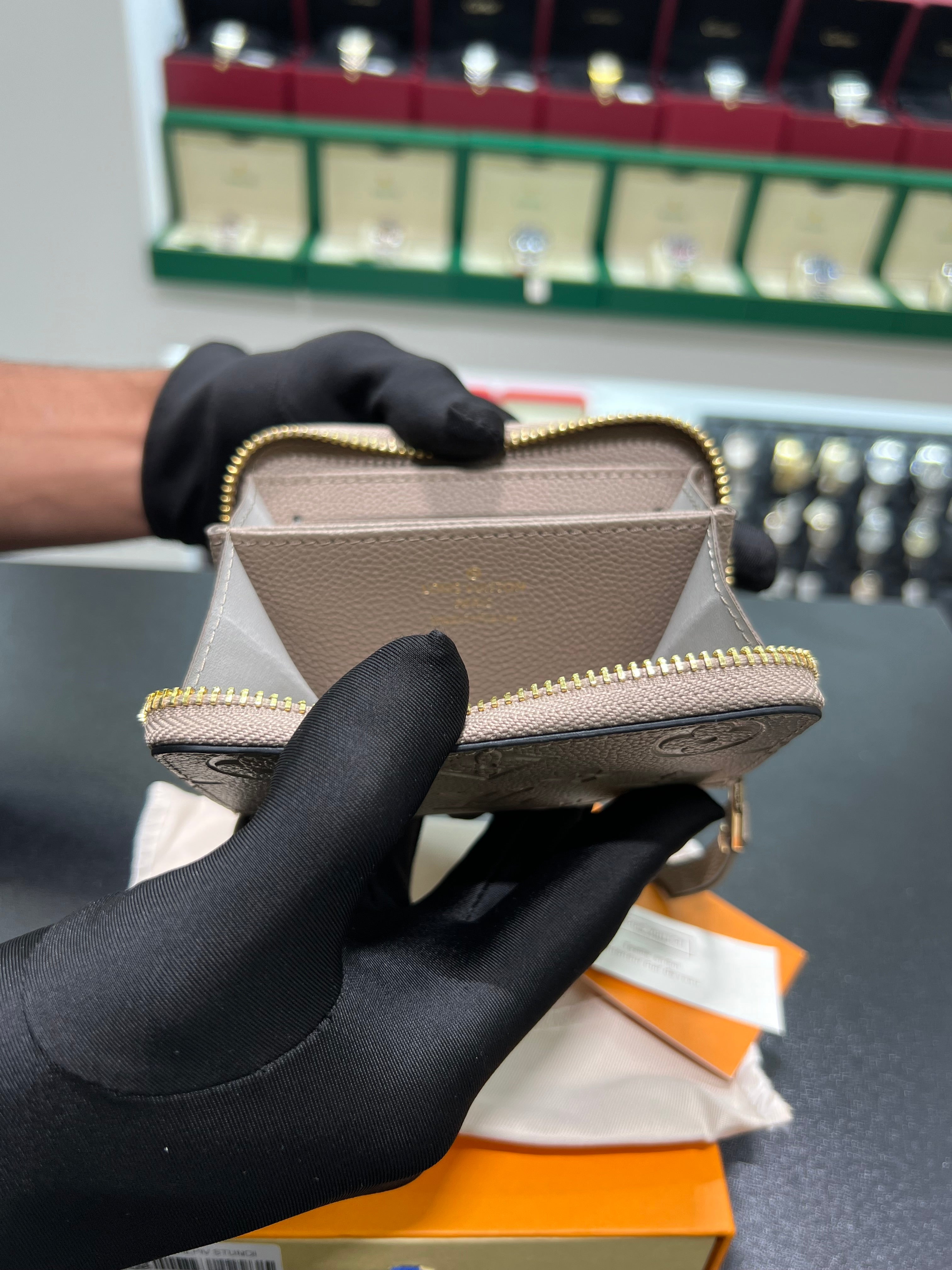 Monogram Empreinte Leather Beige color