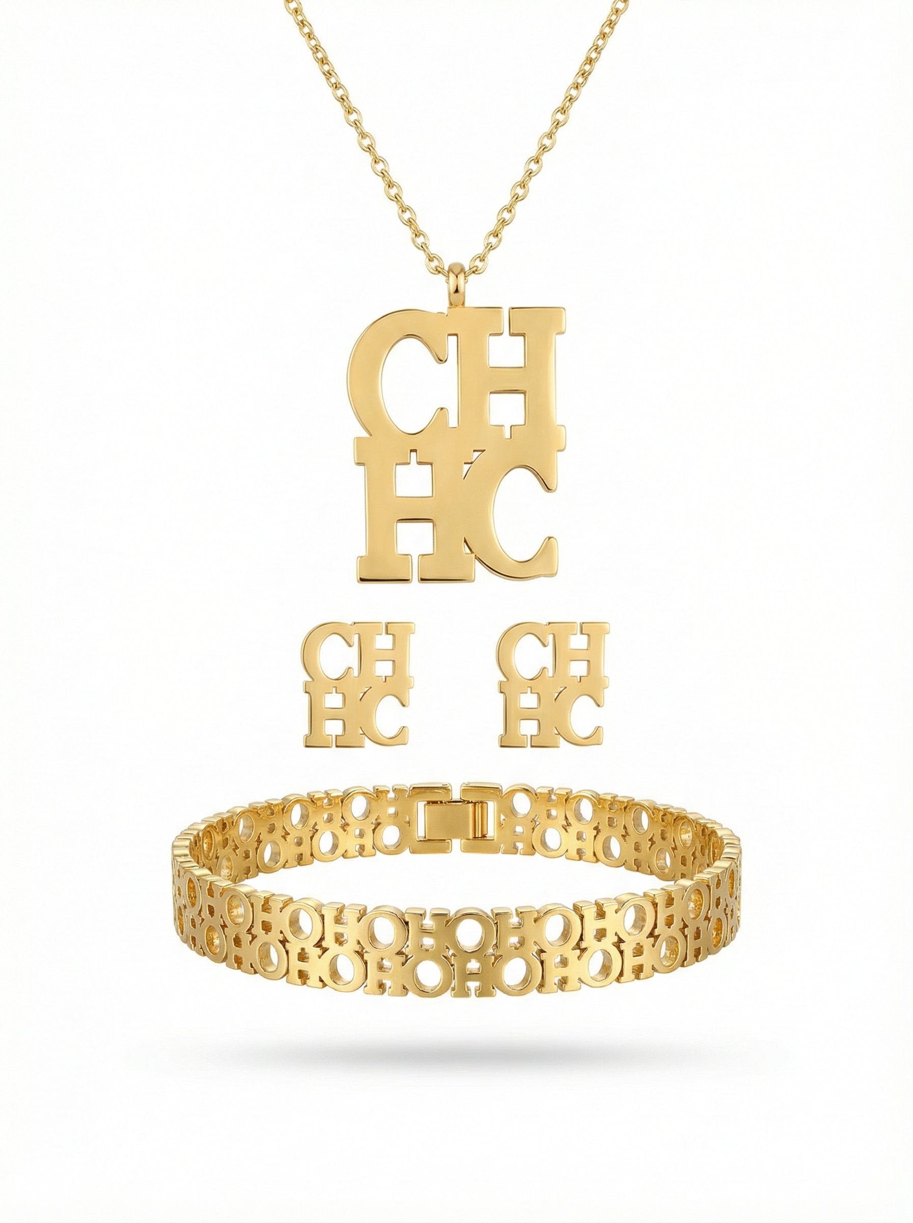 طقم Ch الشعار الكبير