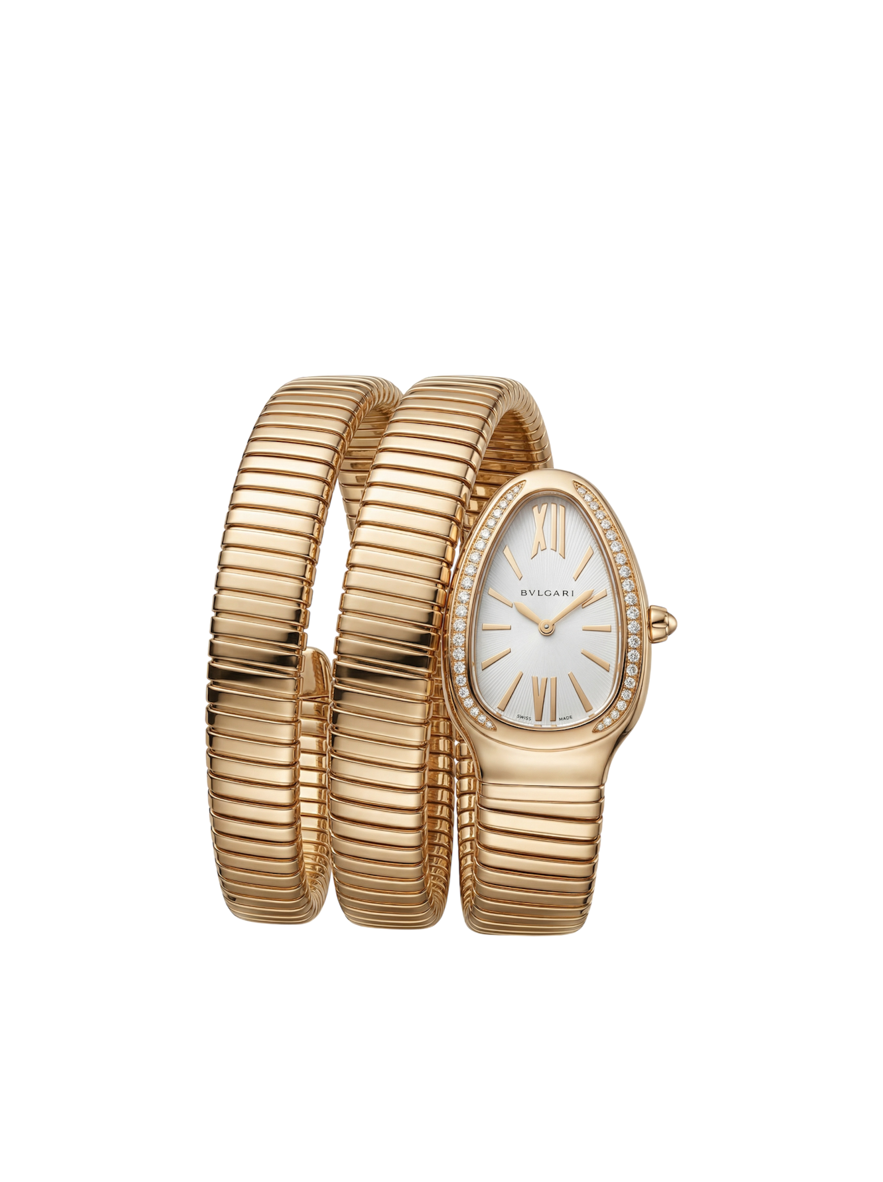 Serpenti watch in gold من دون علبه)