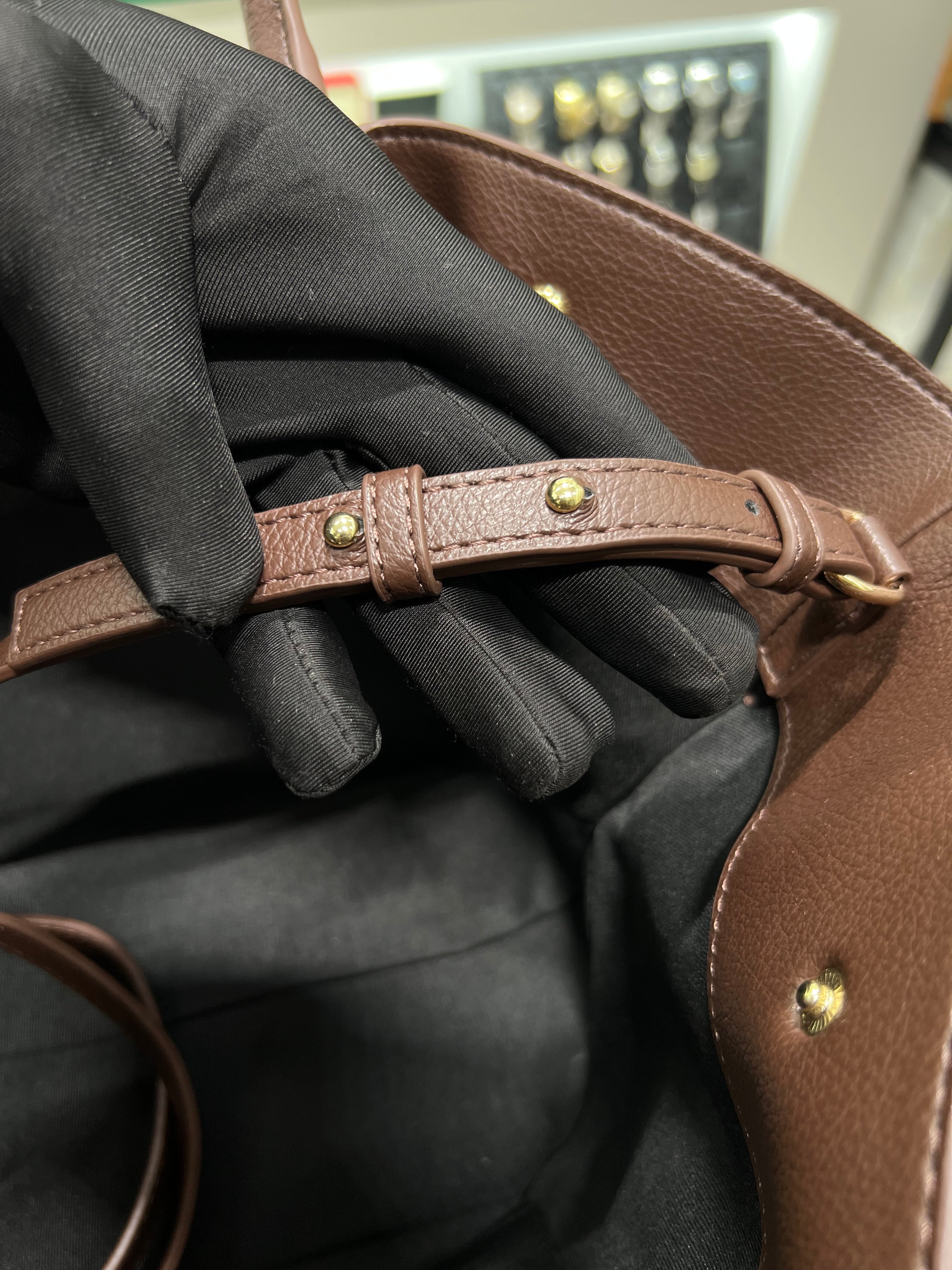 demellier New York, medium, dark brown