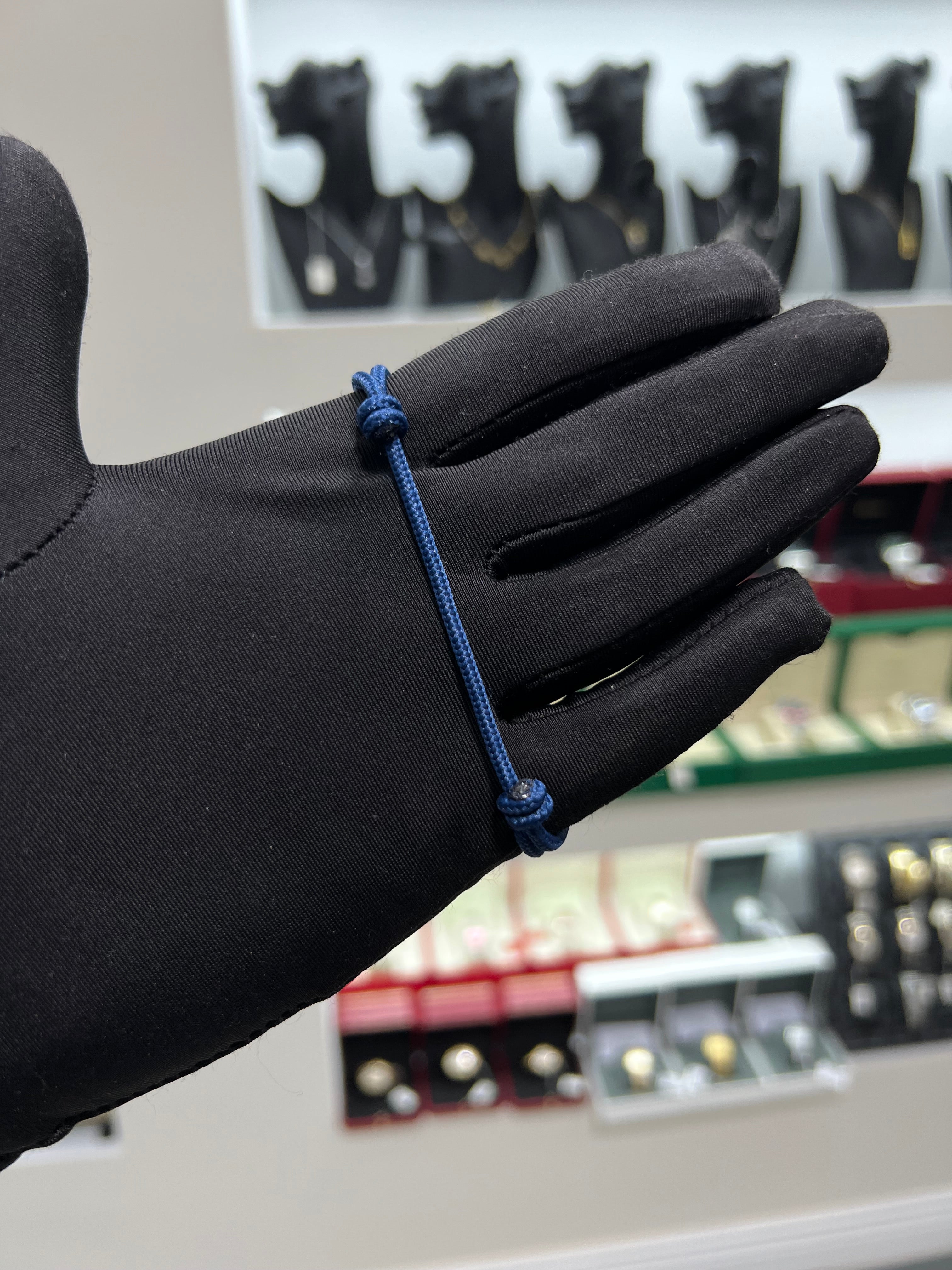 سوار خيط أوميغا كبيره ازرق