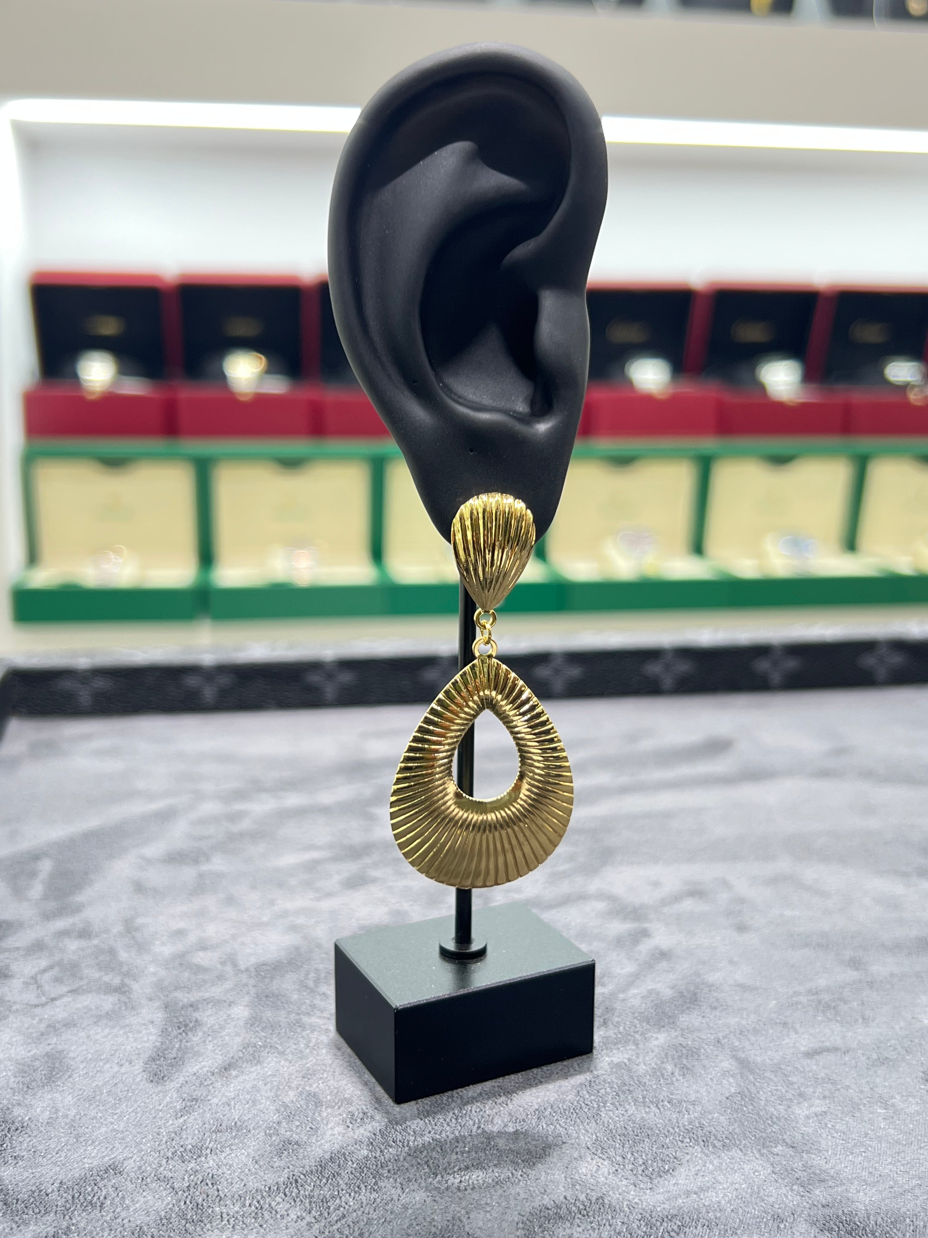 اقراط اذن الصدفتين