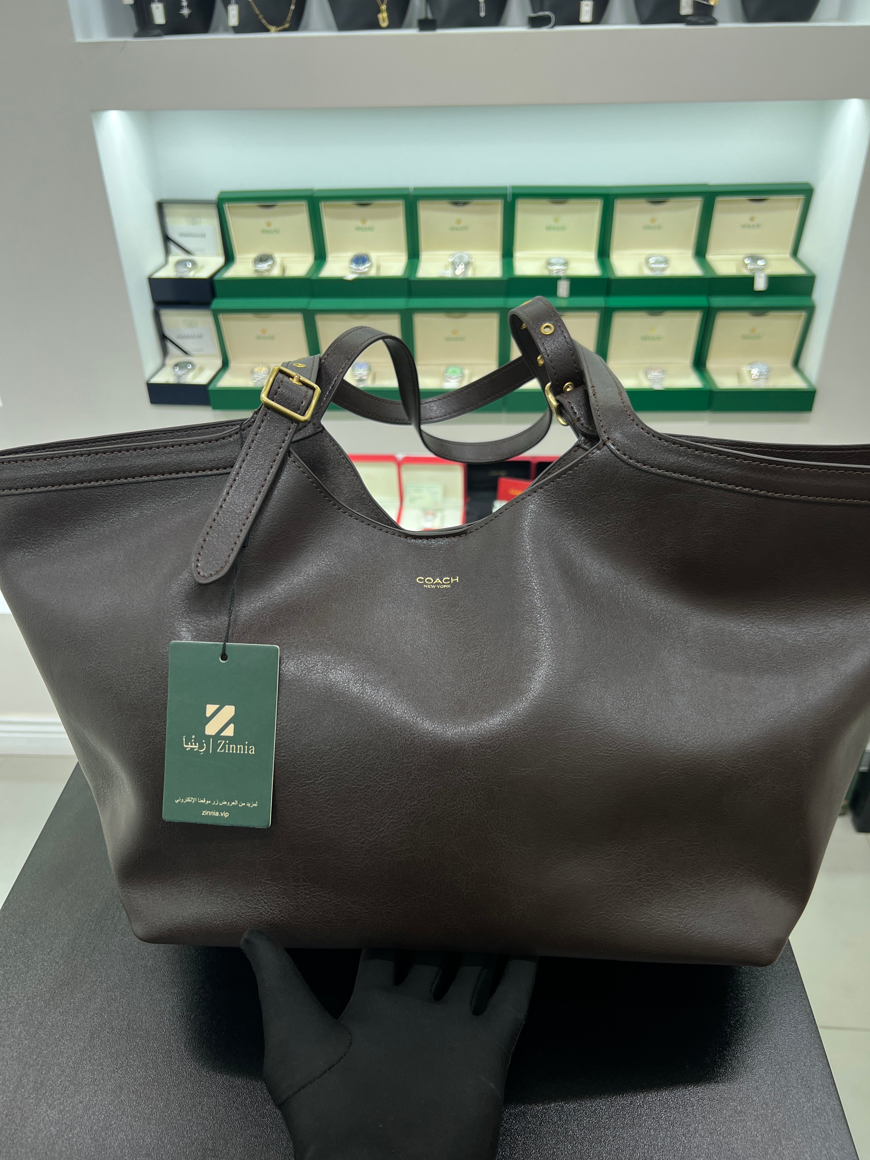 cóach gramercy tote Mocha Brown