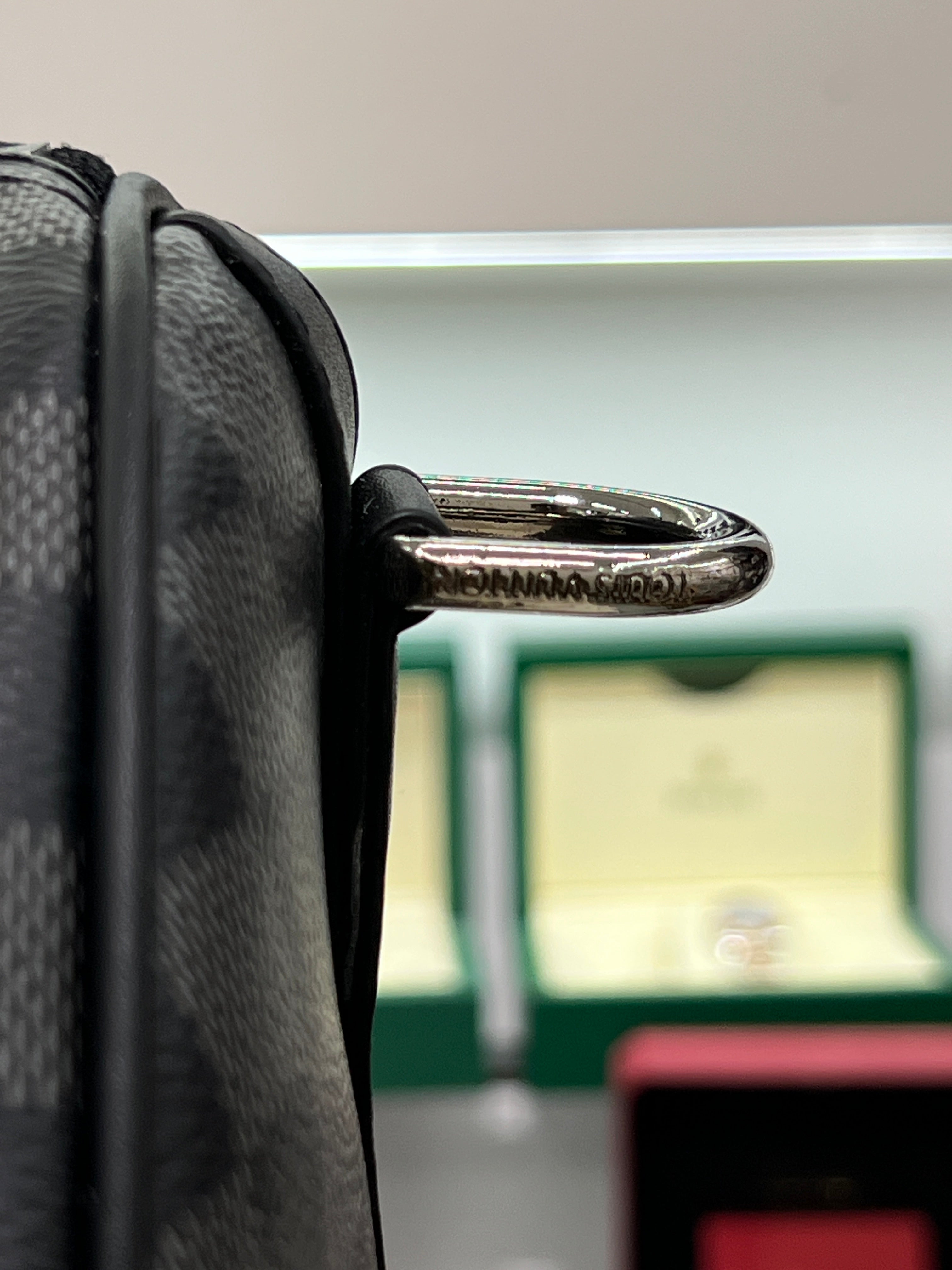 Keepall Bandoulière 55 – Damier Graphite