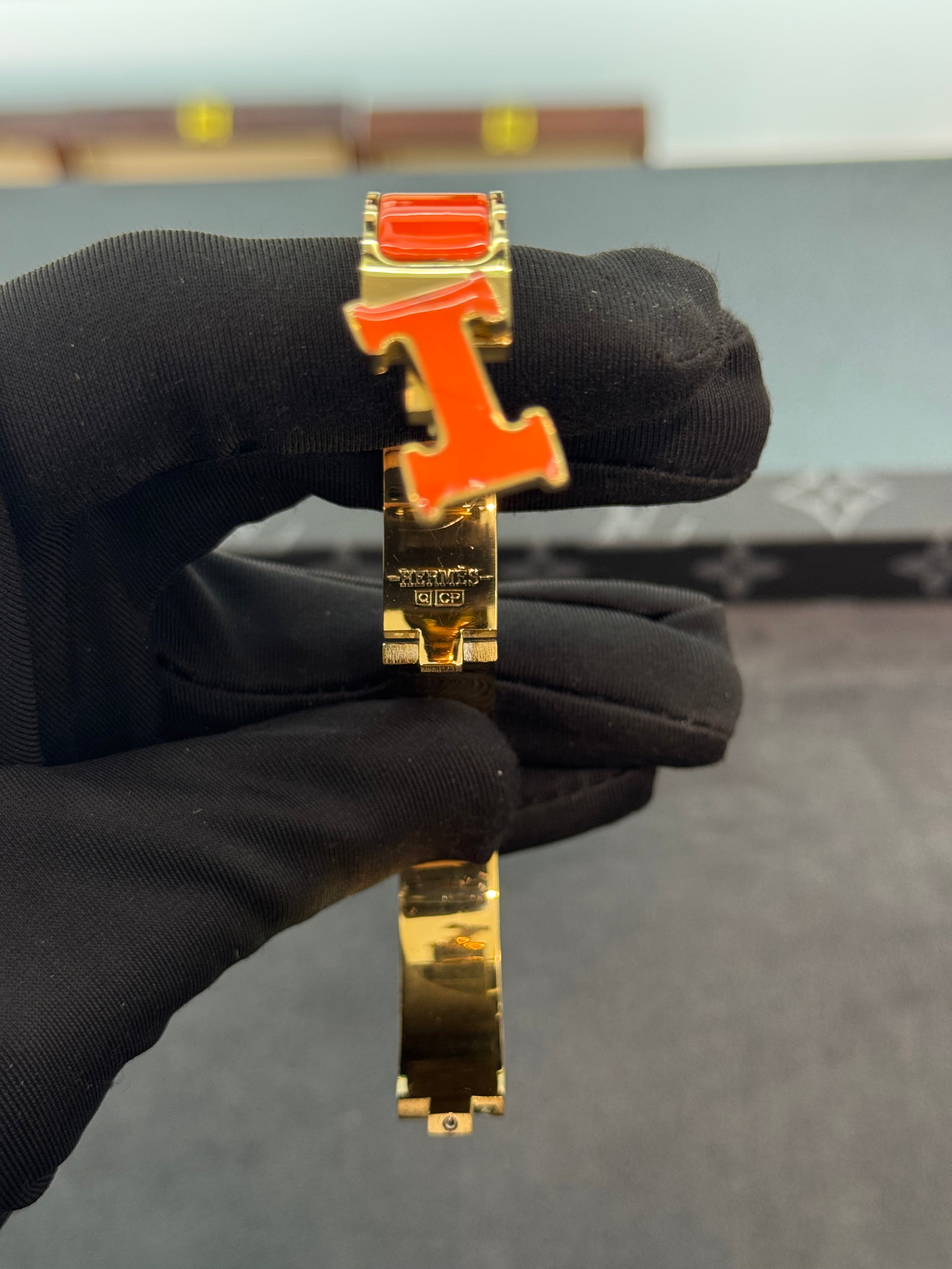 Clic H Bracelet (Orange) مقاس 16