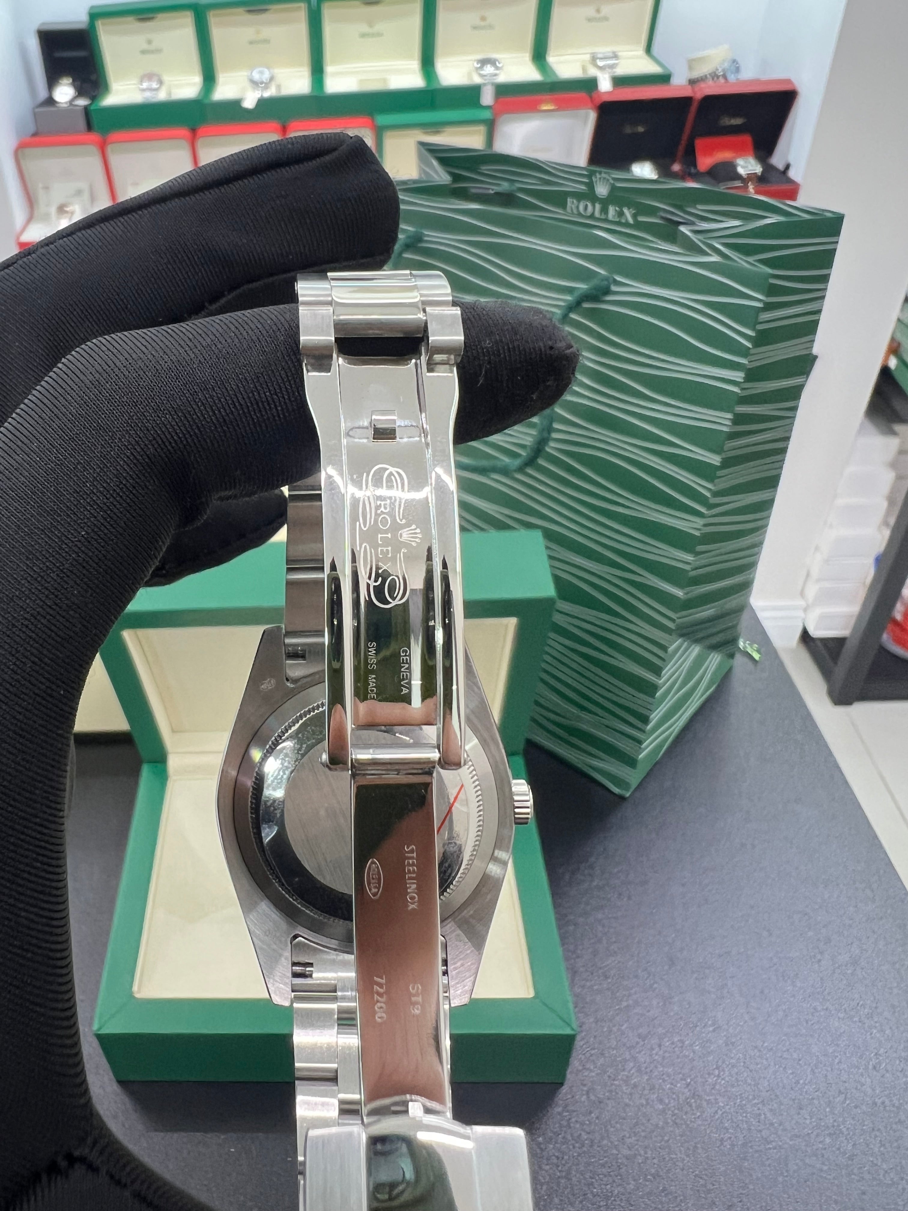 Who cares blue stainless steel 41mm