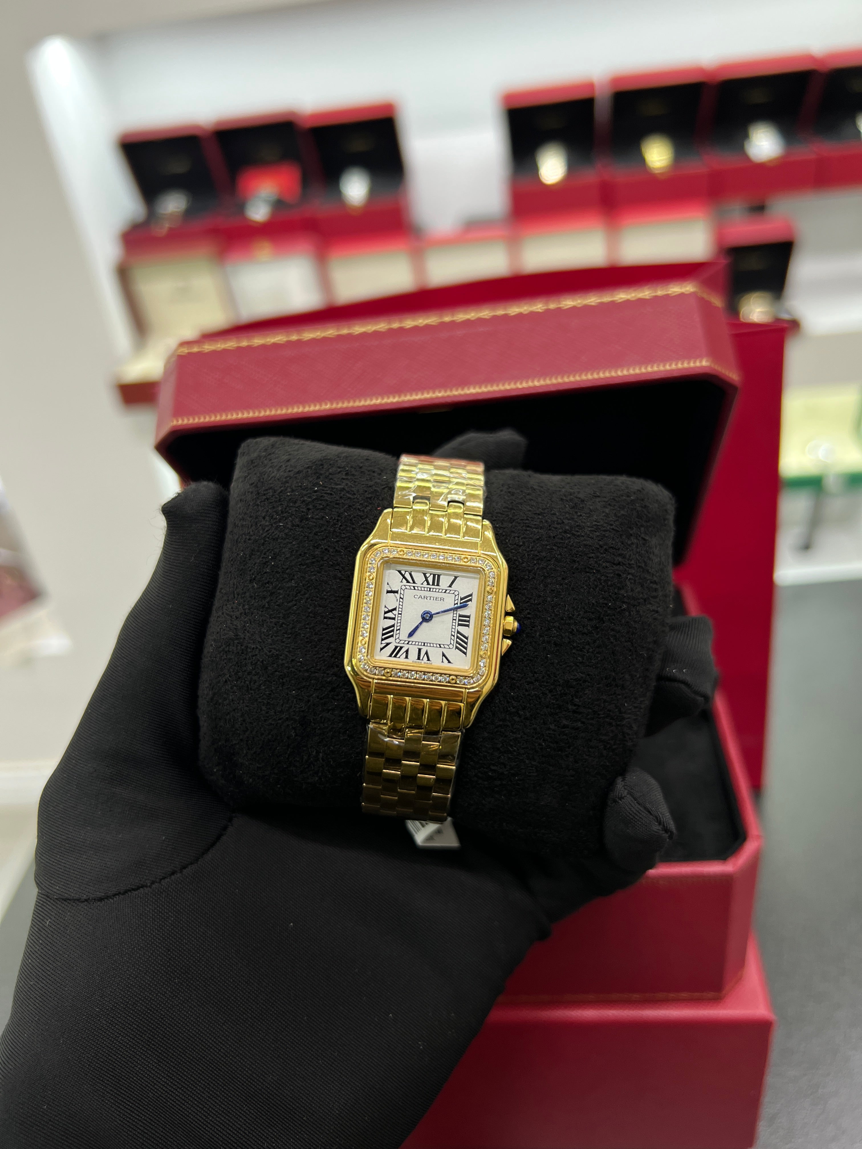 Panthère Gold Diamond Bezel