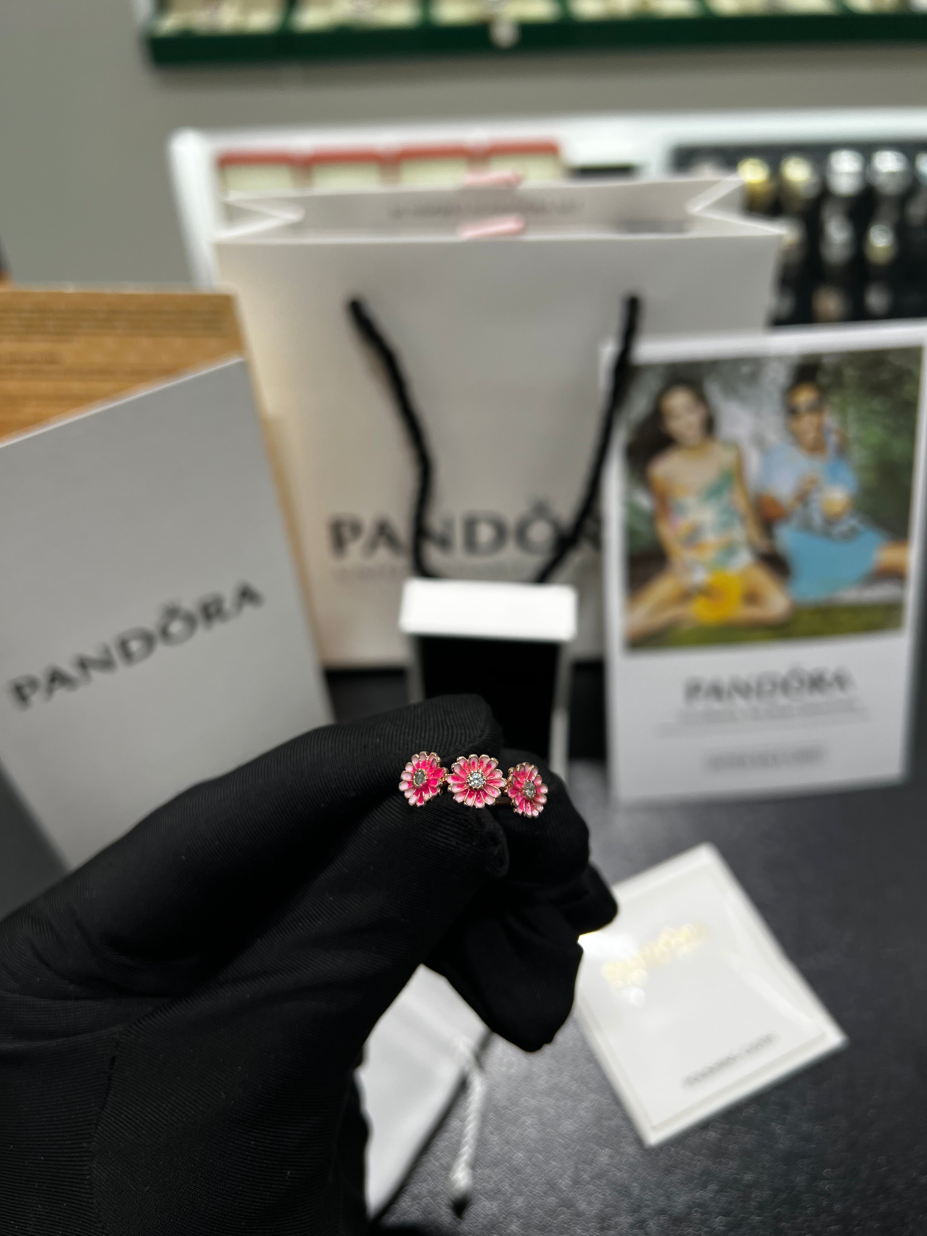 خاتم Pandōra زهور ديزي