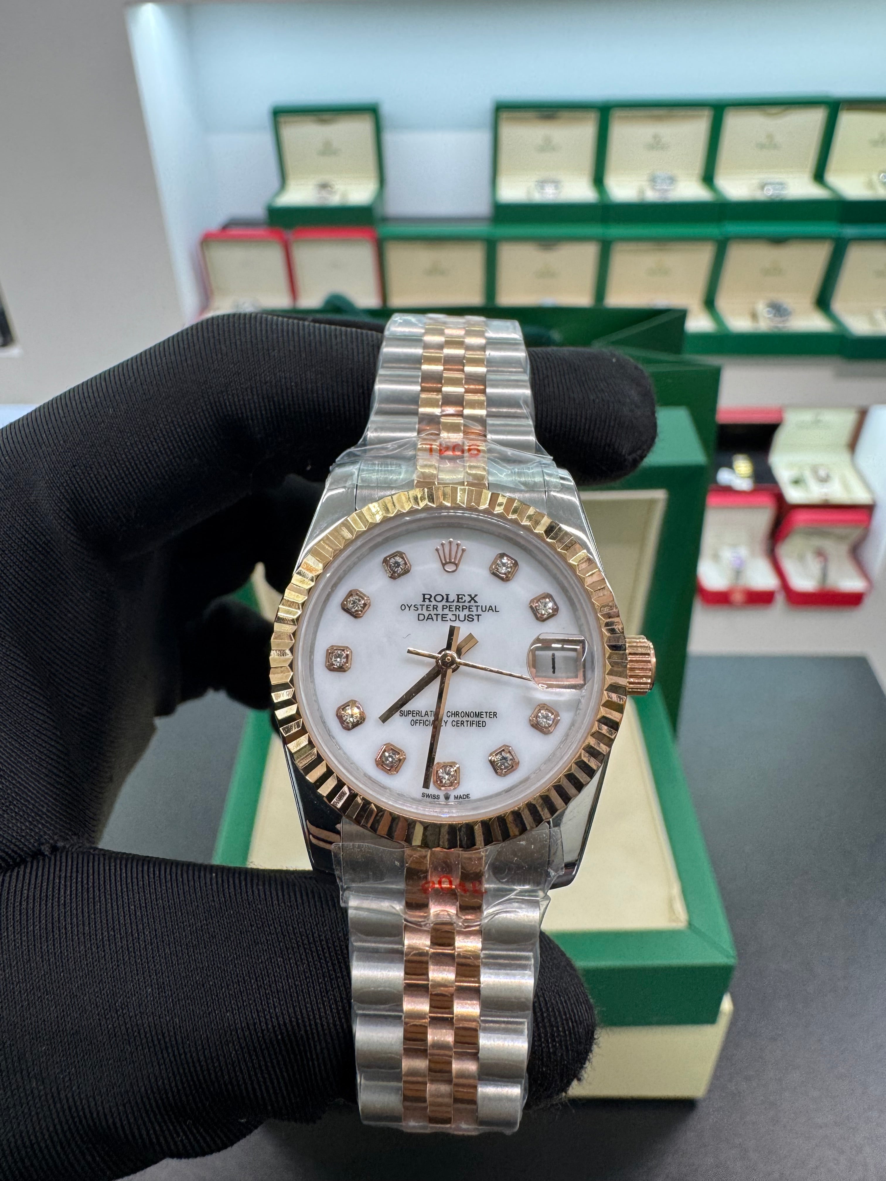Lady-Datejust white dial size 29
