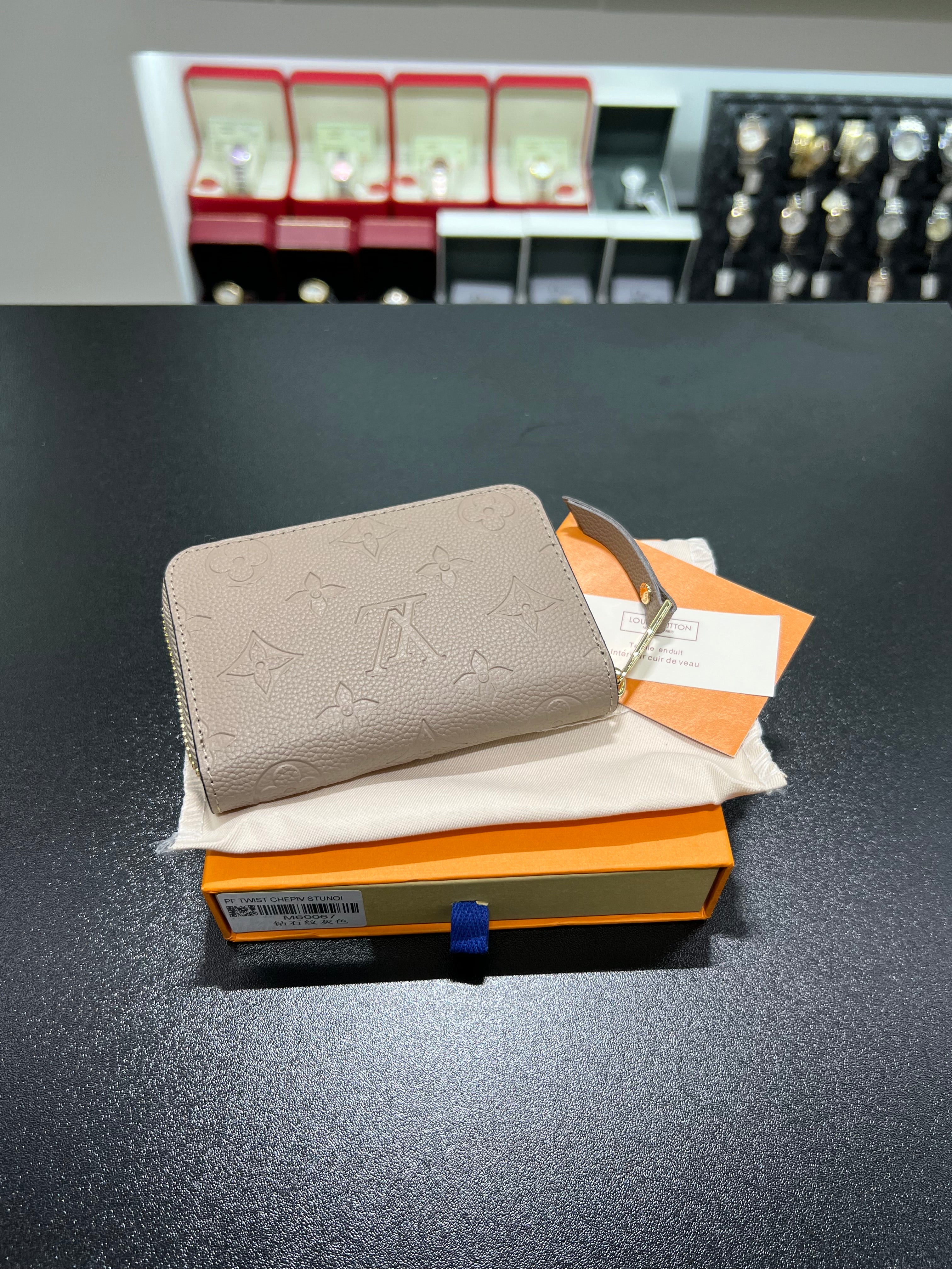 Monogram Empreinte Leather Beige color