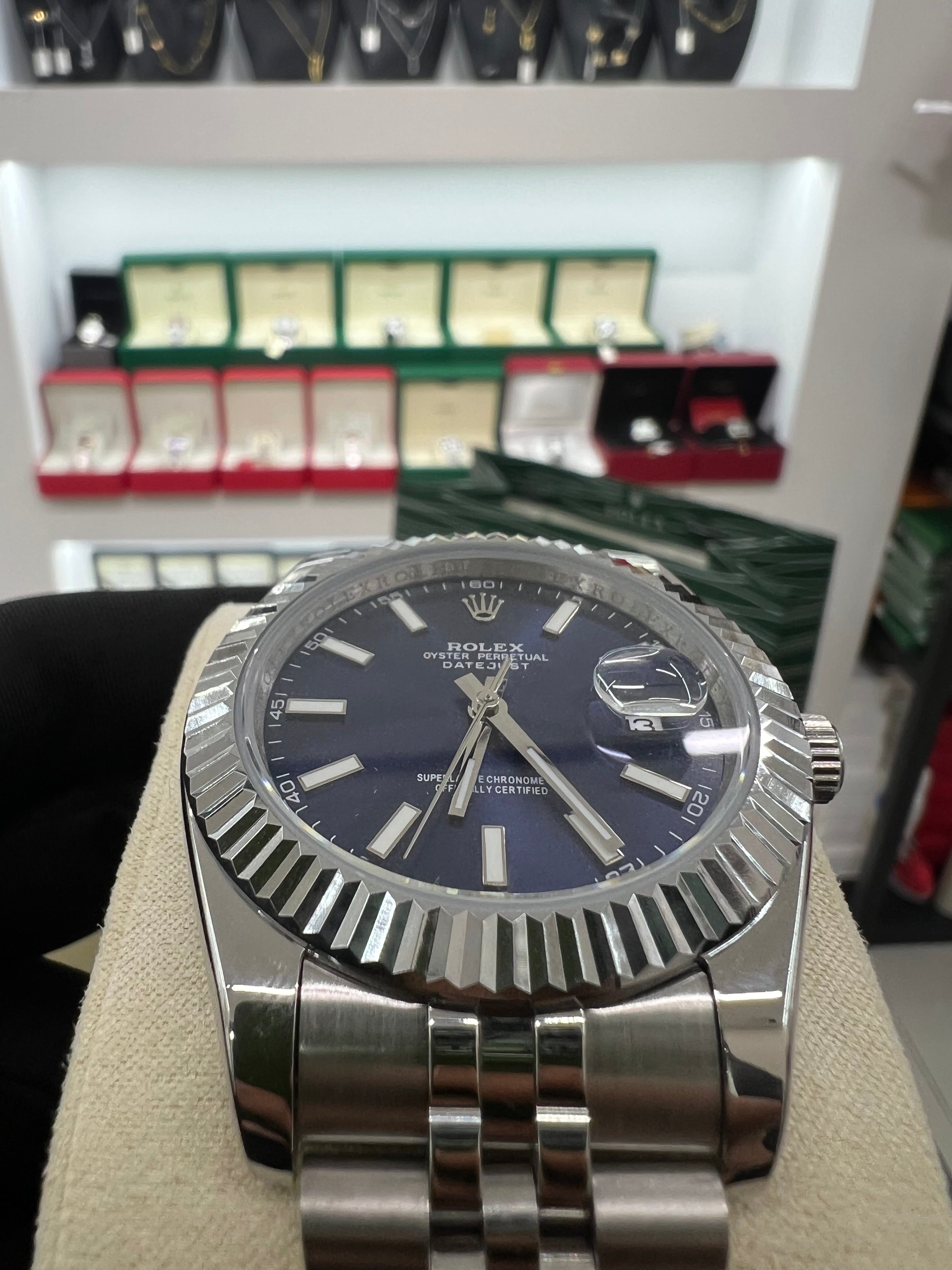 Datejust Dial Blue Size 41mm