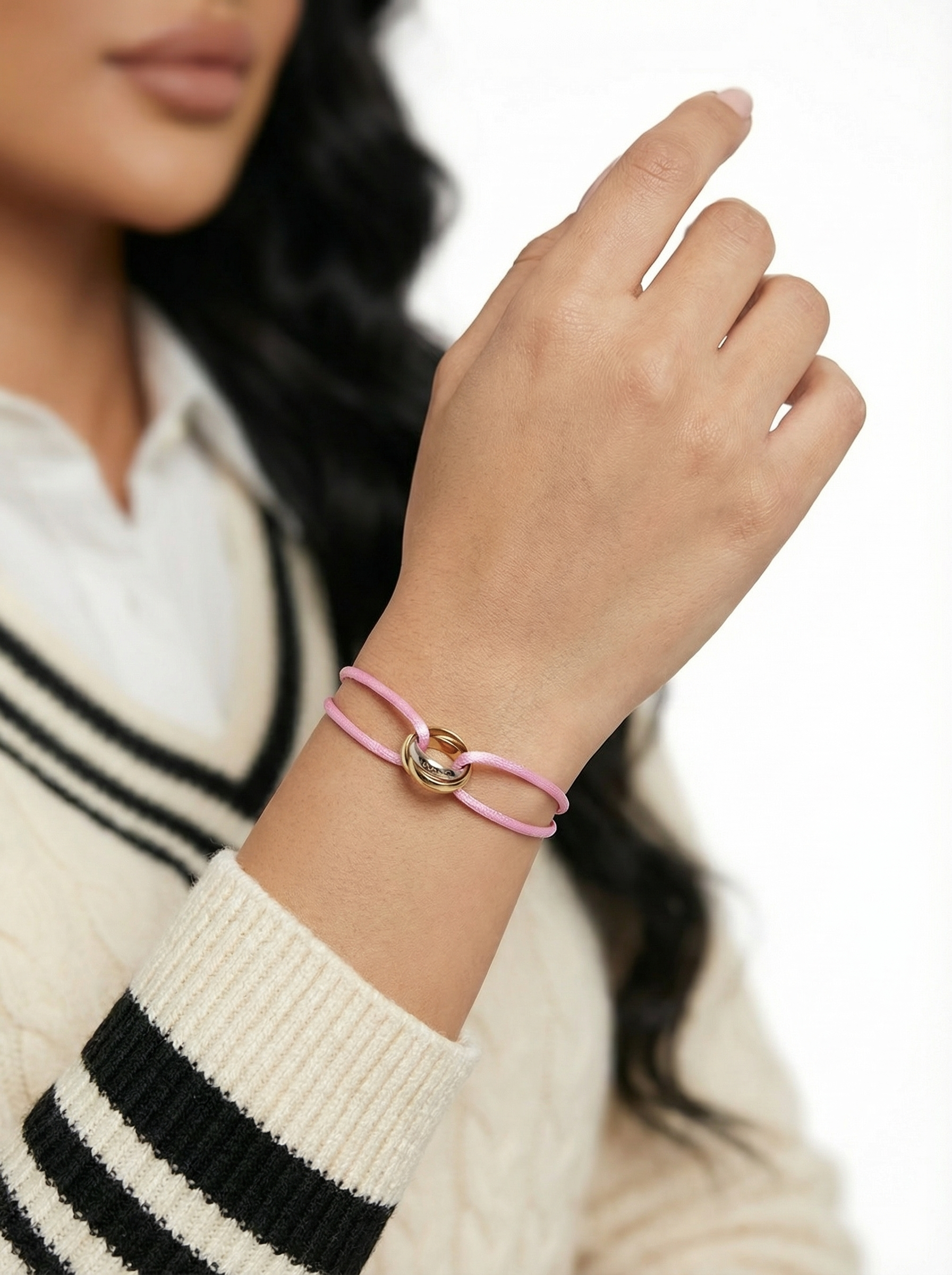 كارتير خيط تلاثيه ورديه