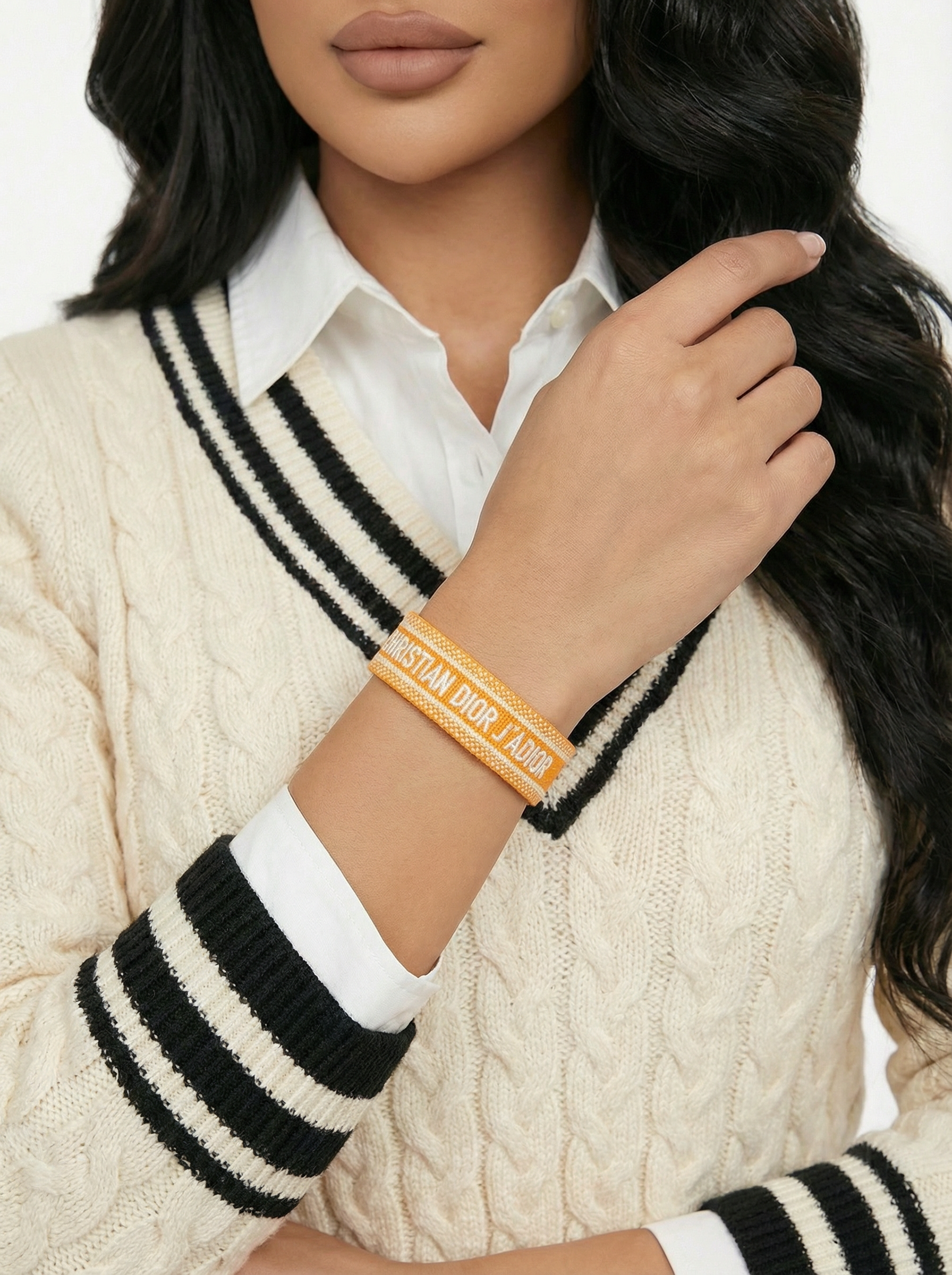 ديور قماش برتقالي