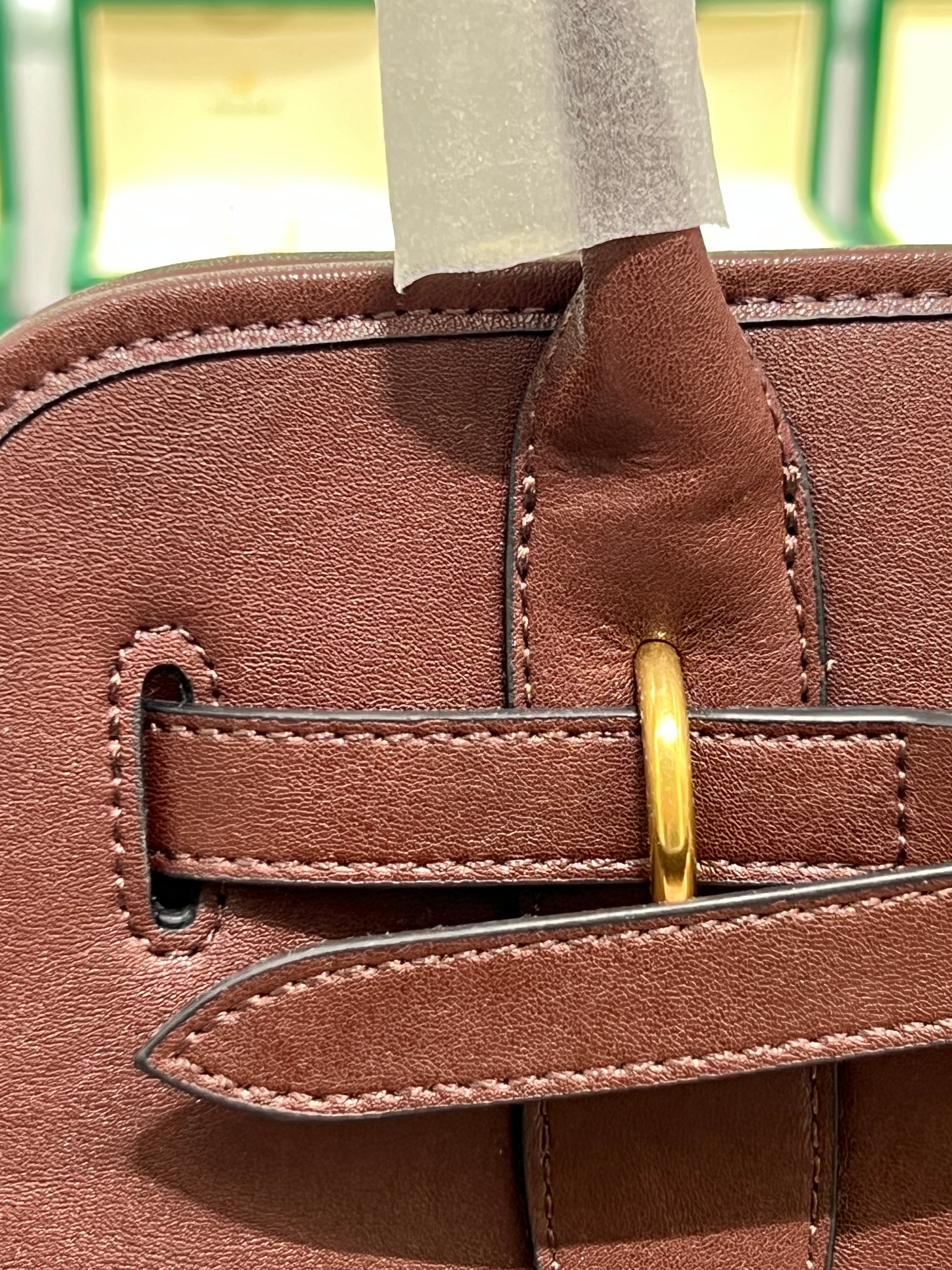 Archive Leather Top-Handle – Dark Brown