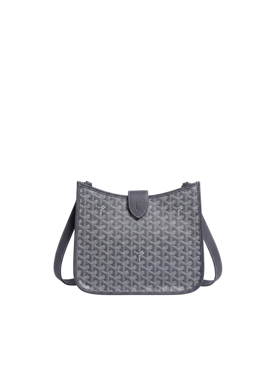 حقيبة ميوزيت كروس بنقشة Y رمادي Musette Crossbody