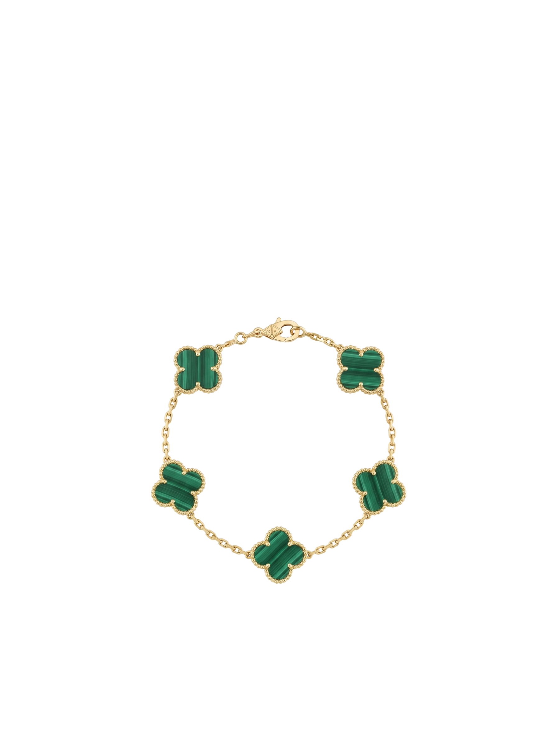 فان كلييف لامبرا ذهبي عقيق اخضر