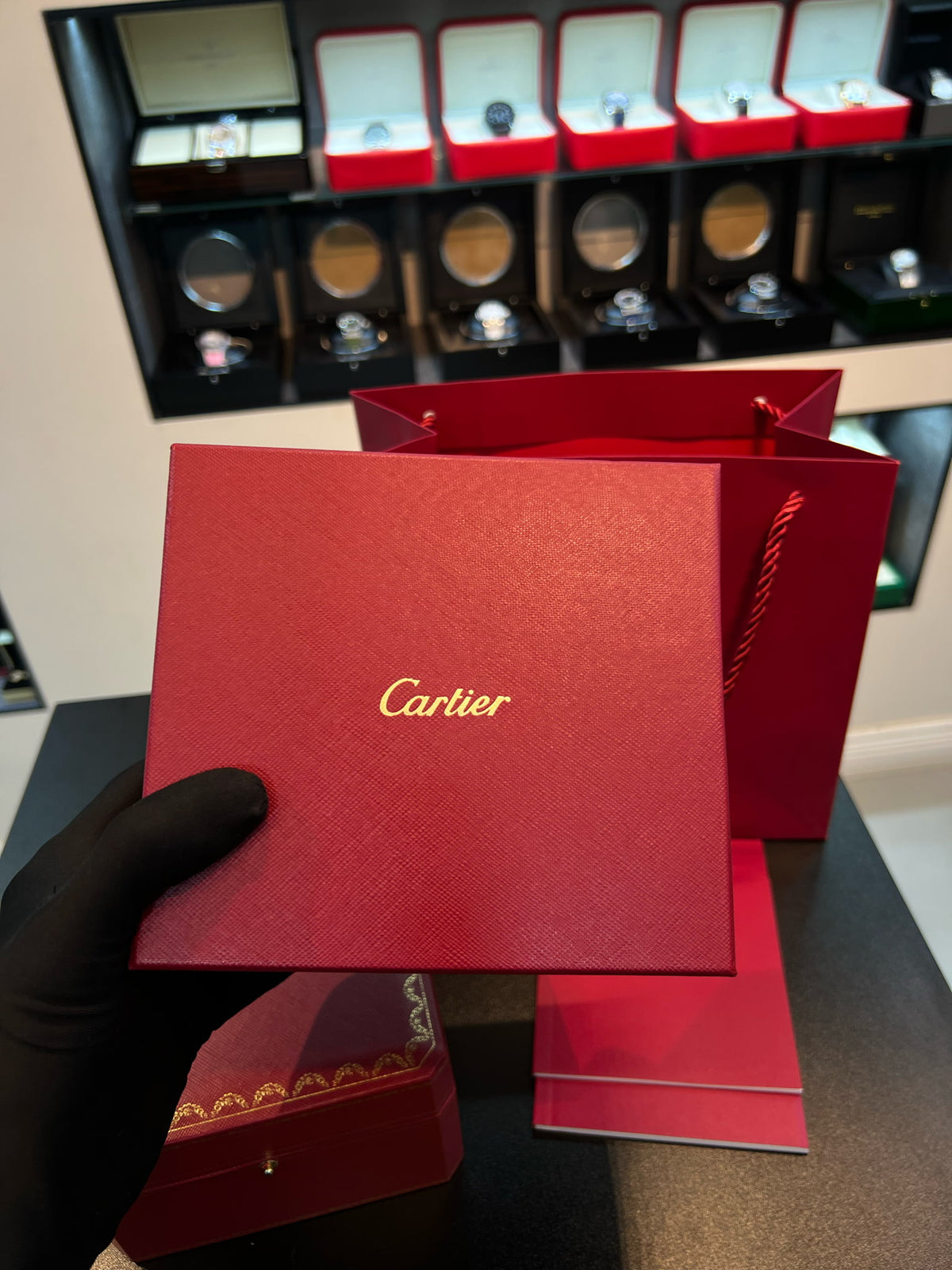 ساعة سانتوس دايل ازرق أوتوماتيك 40 مم