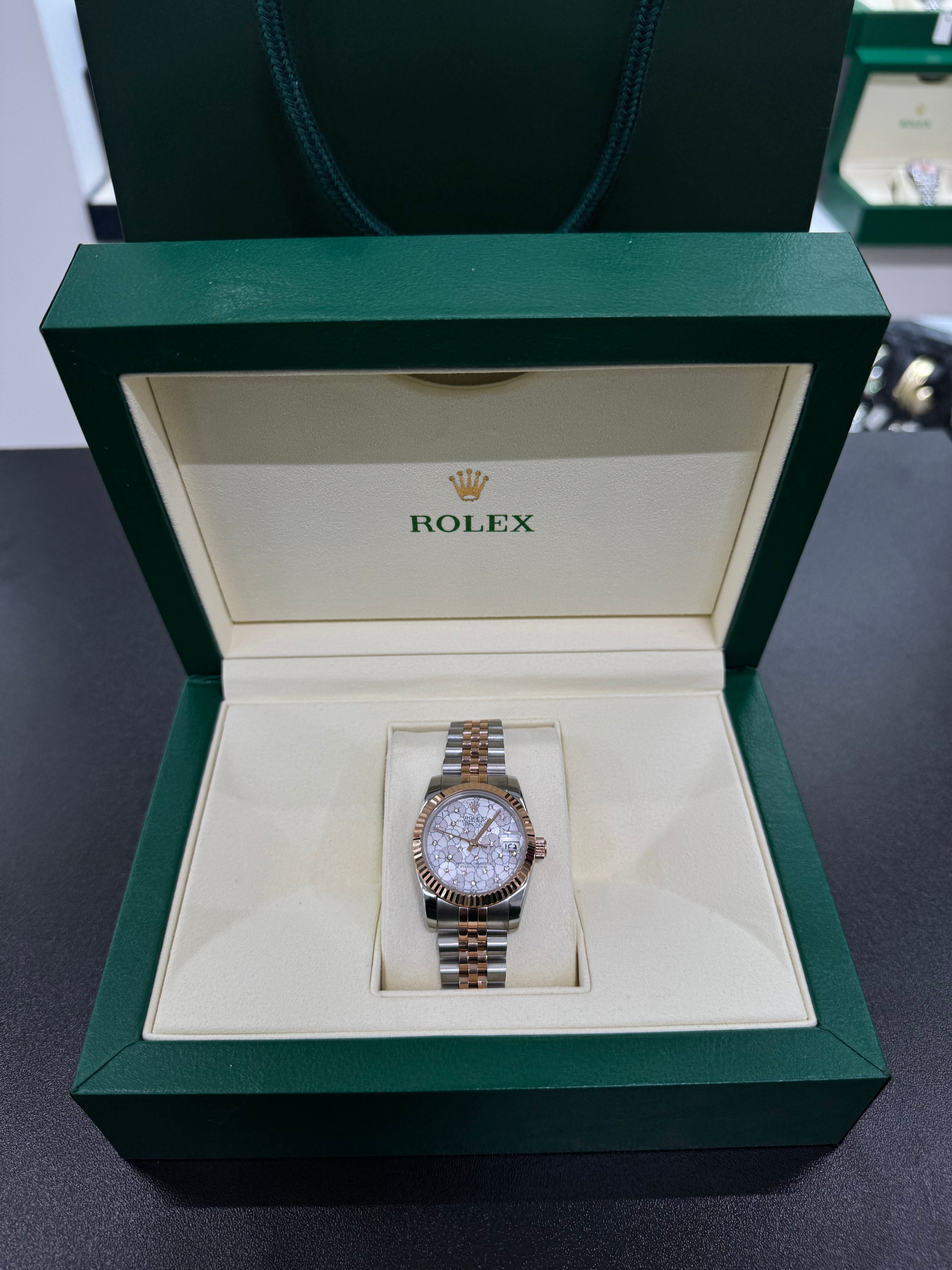 ساعه رولكس ديت جست مرصعه 31MM