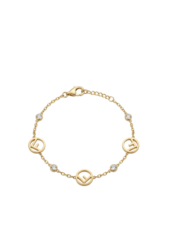 Gold-Tone FF Logo Chain Bracelet (2)