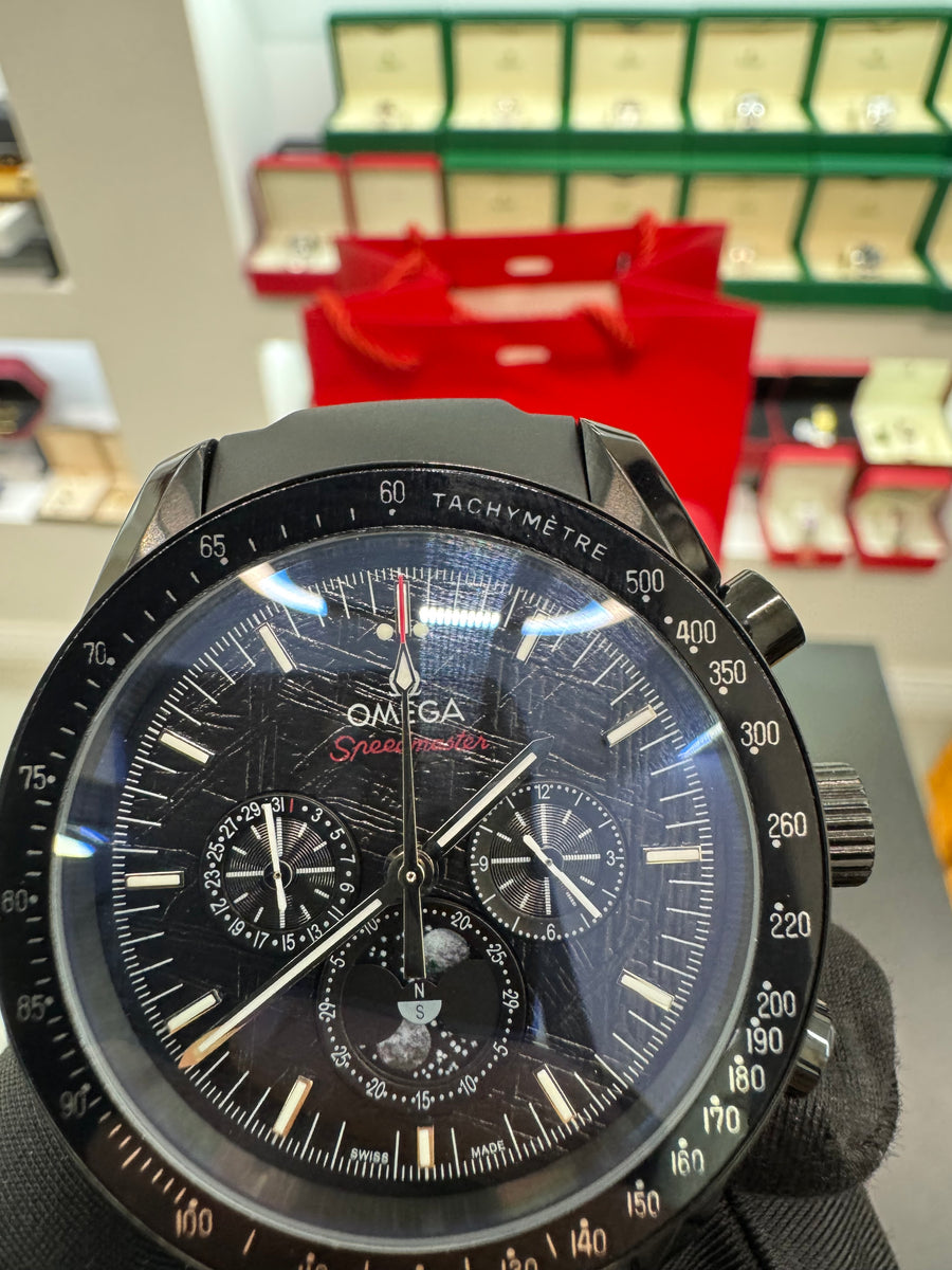 Speedmaster Dark Side of the Moon "Meteorite" Moonphase size 44.25