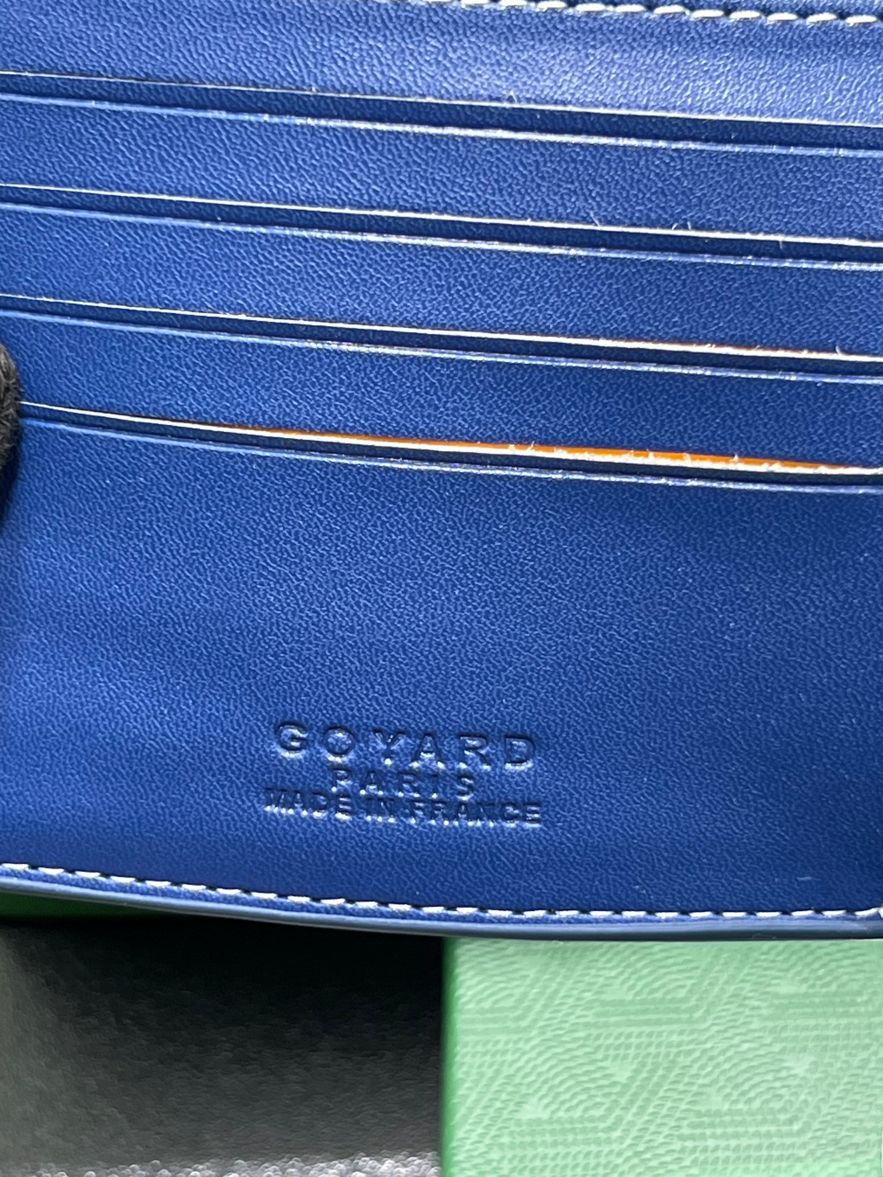 Goyard Wallet Victoire blue (men)