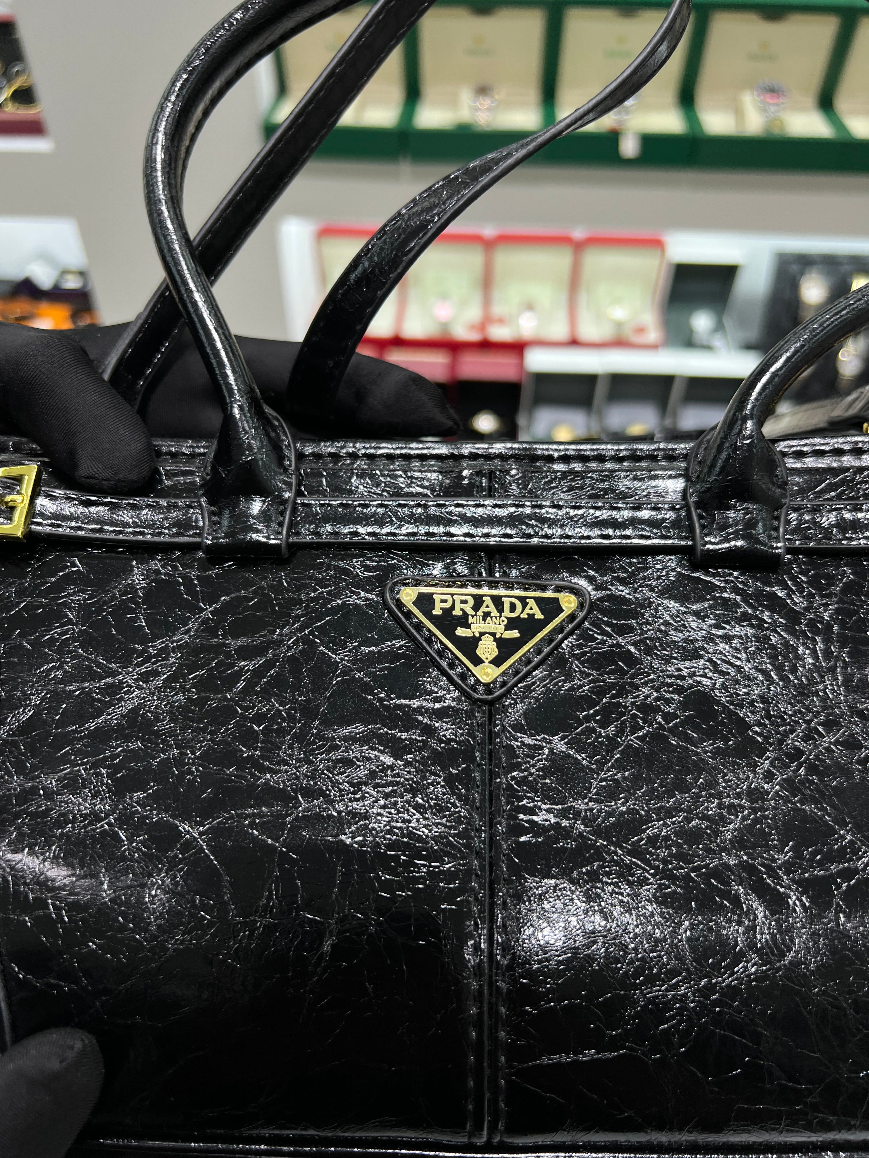 Prada Bonnie medium leather handbag