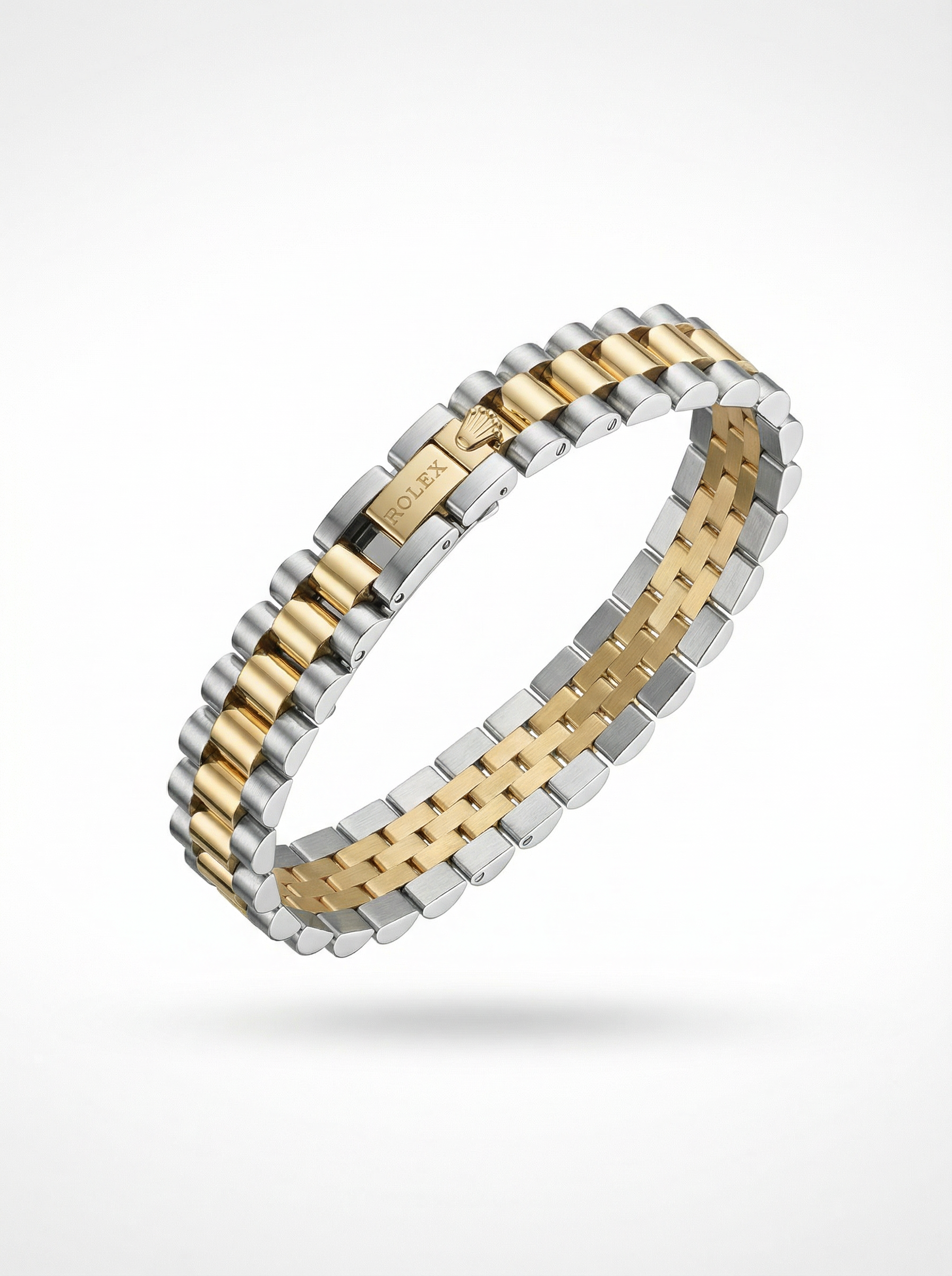 سوار رولكس بالشعار مطعم بلونين