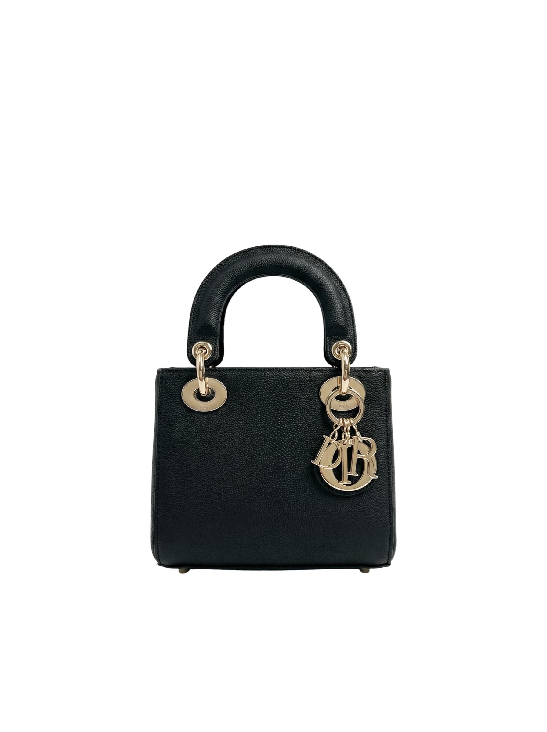 Lady mini – Black Grained Calfskin