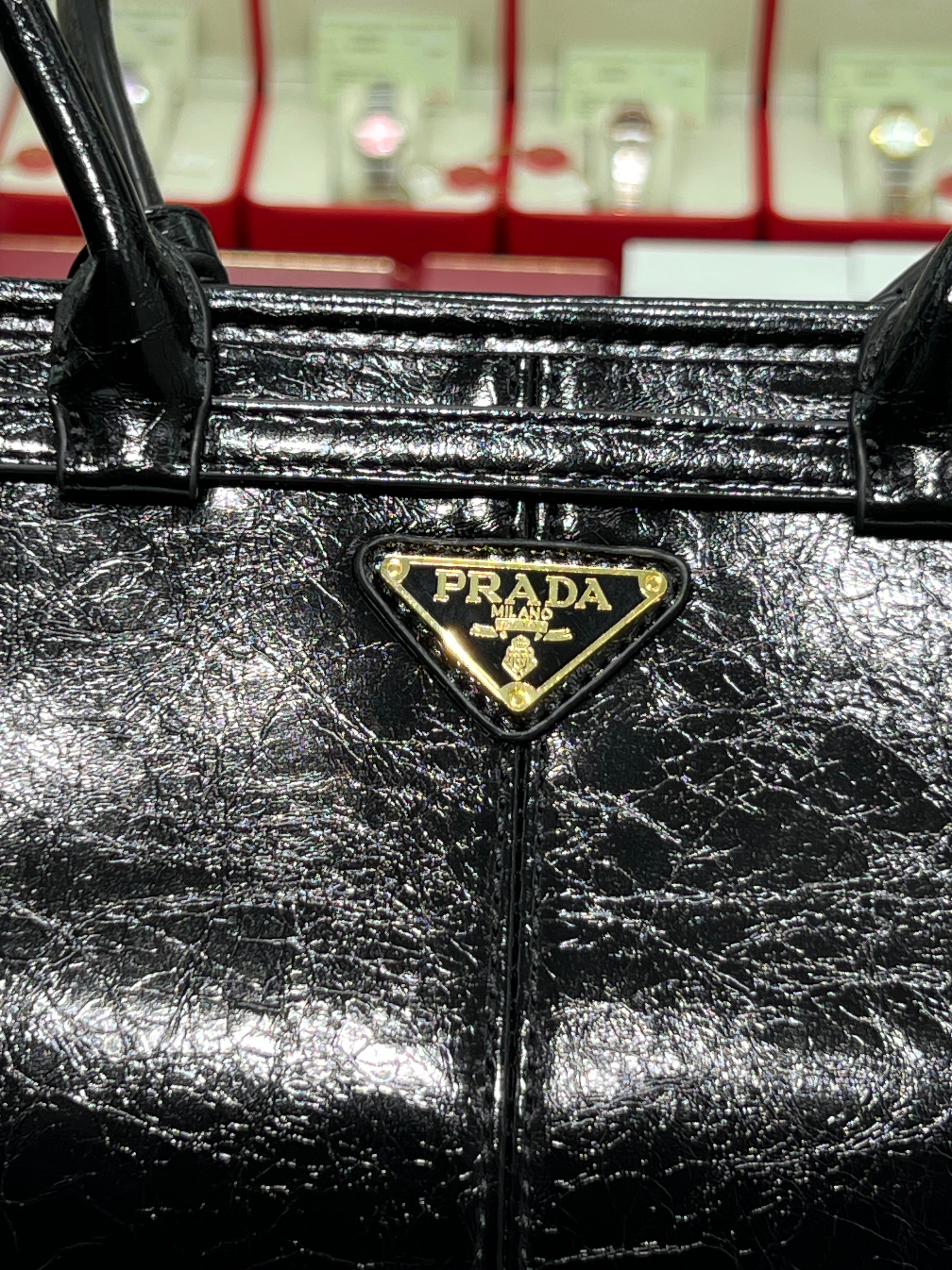 Prada Bonnie medium leather handbag
