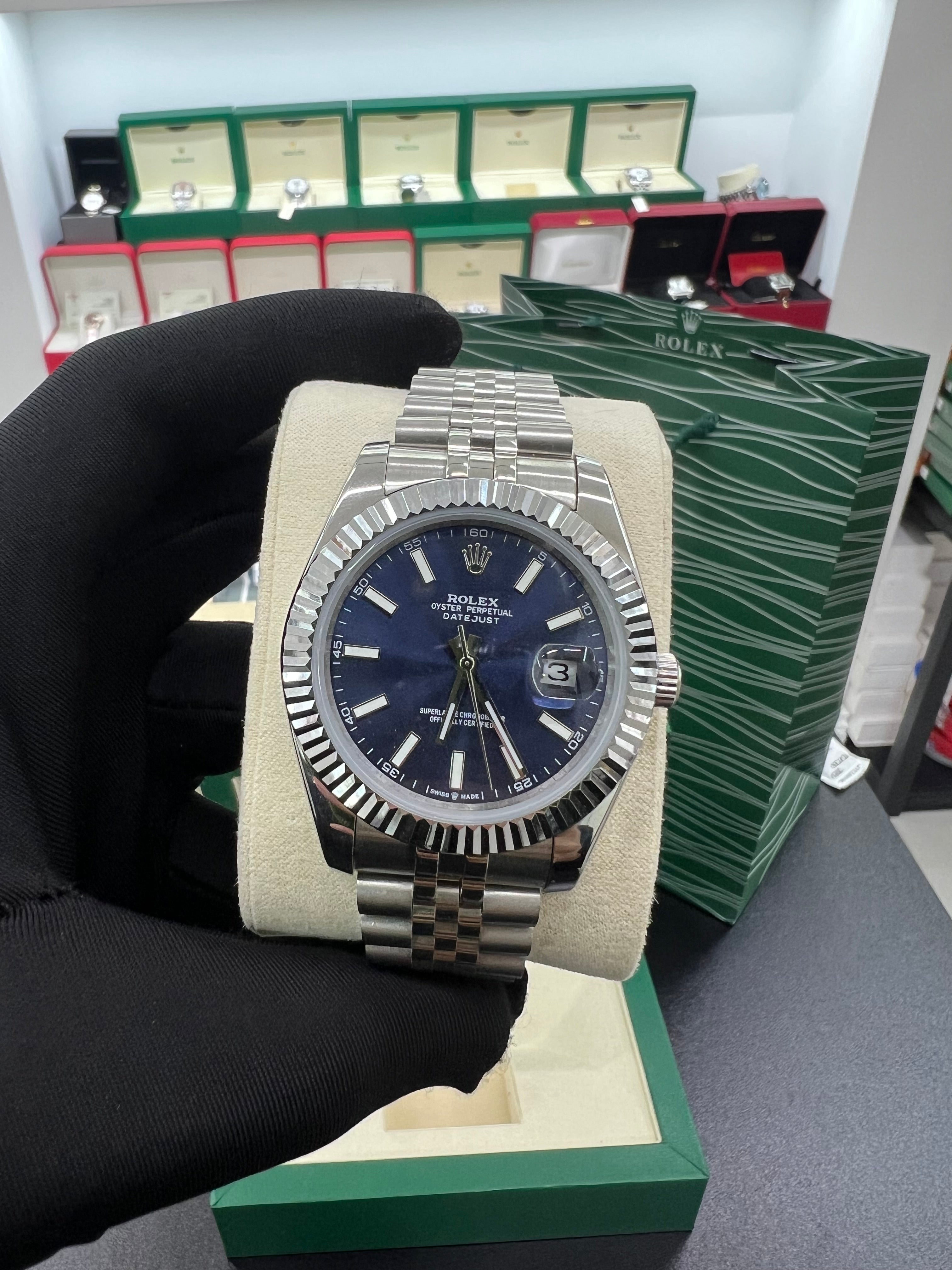 Datejust Dial Blue Size 41mm
