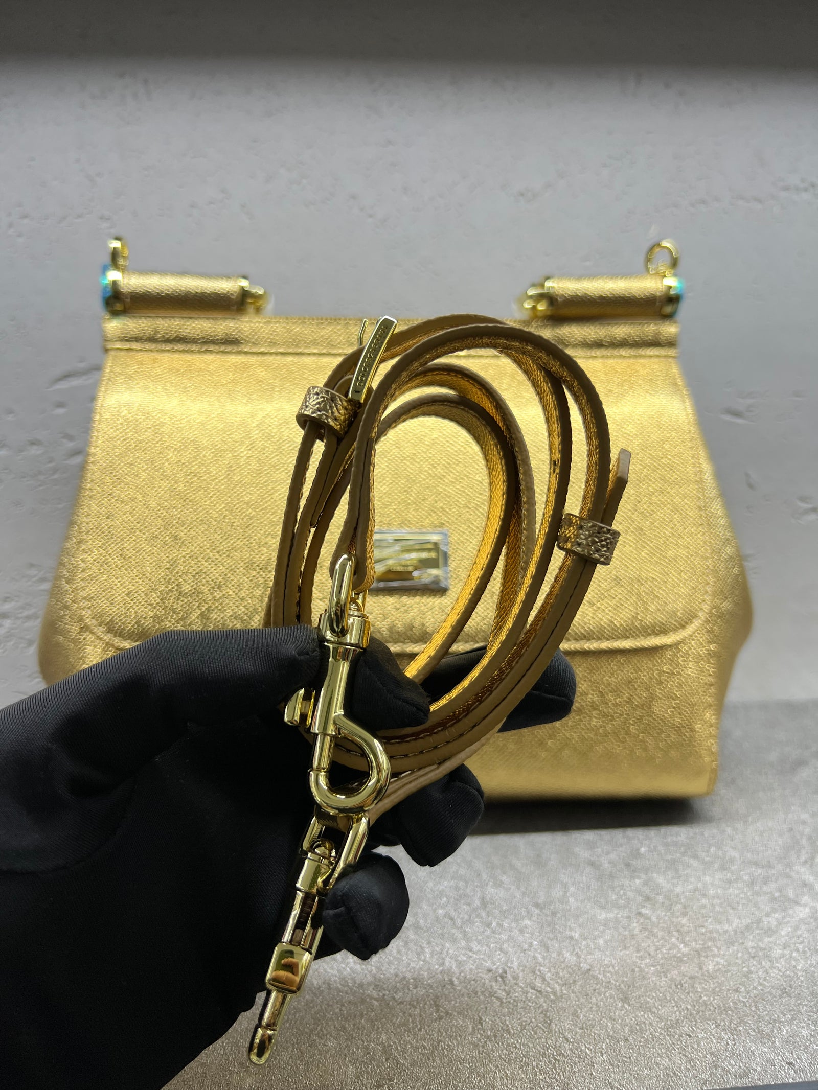 حقيبة سيسيلي الكبيرة – ذهبي | Sicily Bag Large – Gold