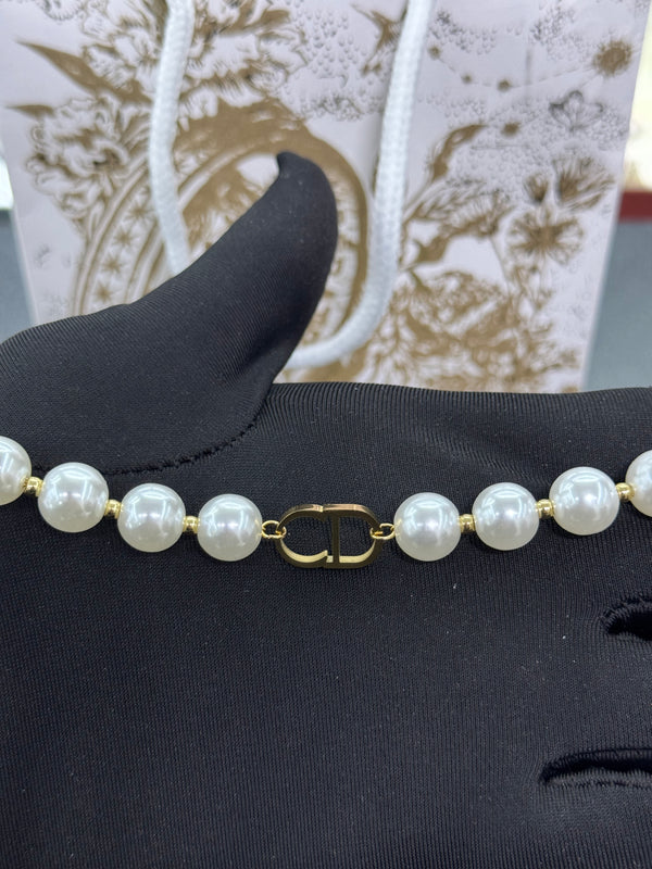 سوار اللؤلؤ الذهبي | Gold Pearl Bracelet