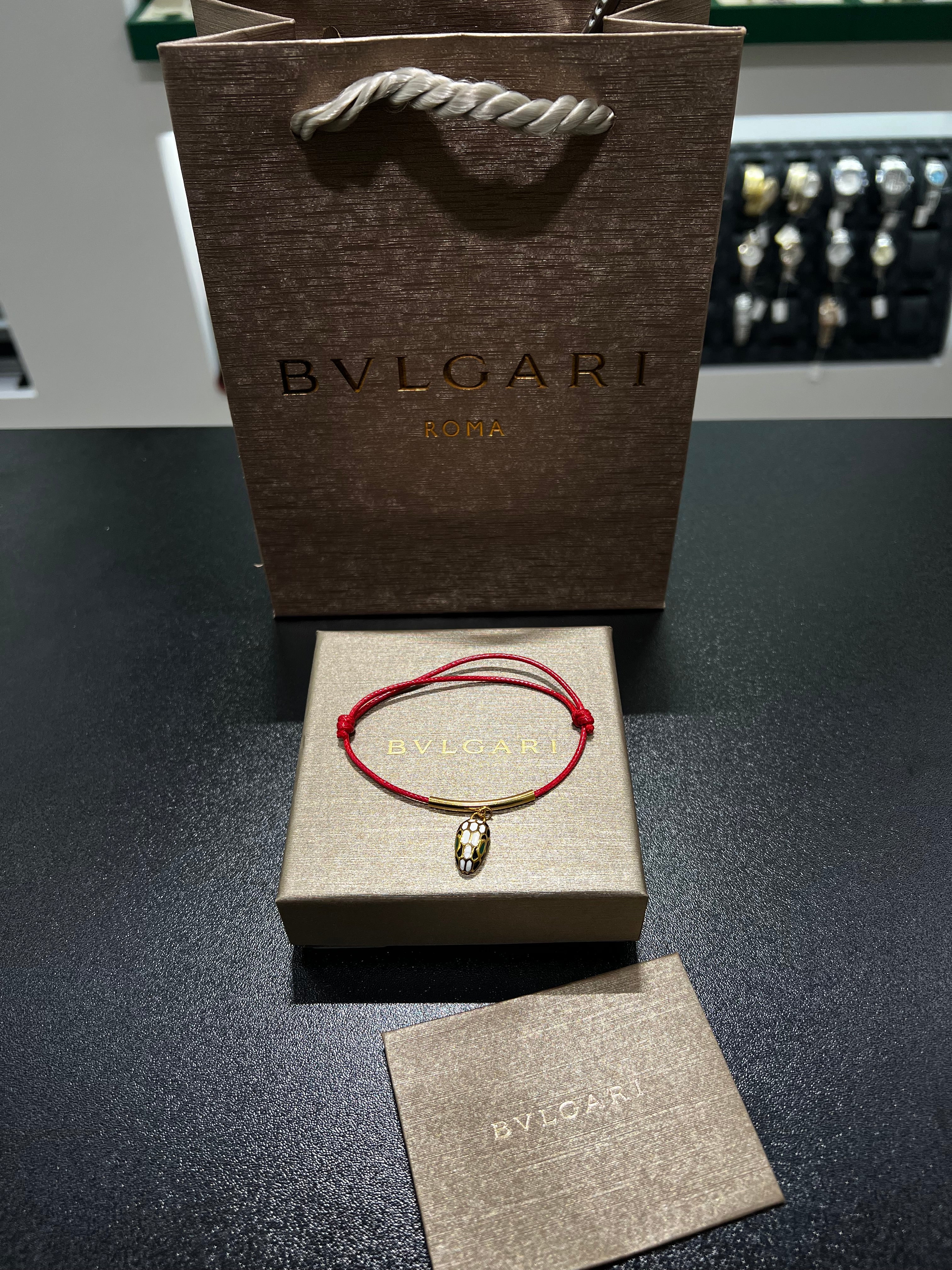 Serpenti forever bracelet (red)