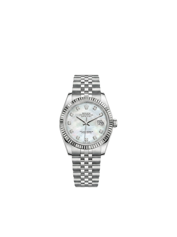 Datejust Pearl Dial Studded Size 36mm